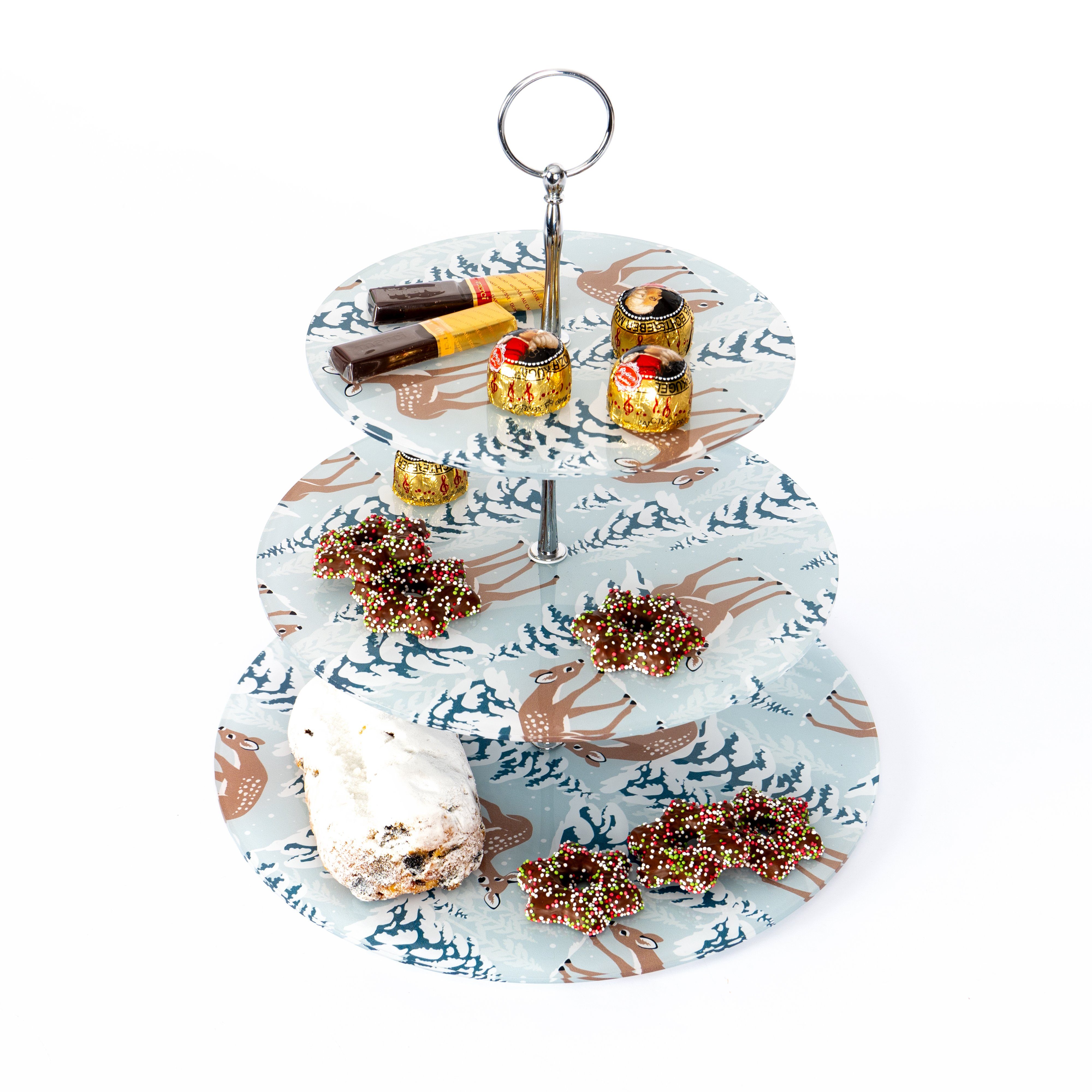 queence Etagere X-Mas, Etagere, Weihnachtsmotive, Acrylglas, (3-tlg)