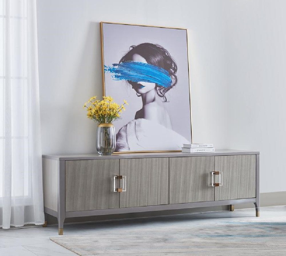 Xlmoebel Sideboard rtv Holz Sideboard in elegantem Design mit großzügigem Stauraum (Sideboard, 1 St., Rtv), Hergestellt in Europa