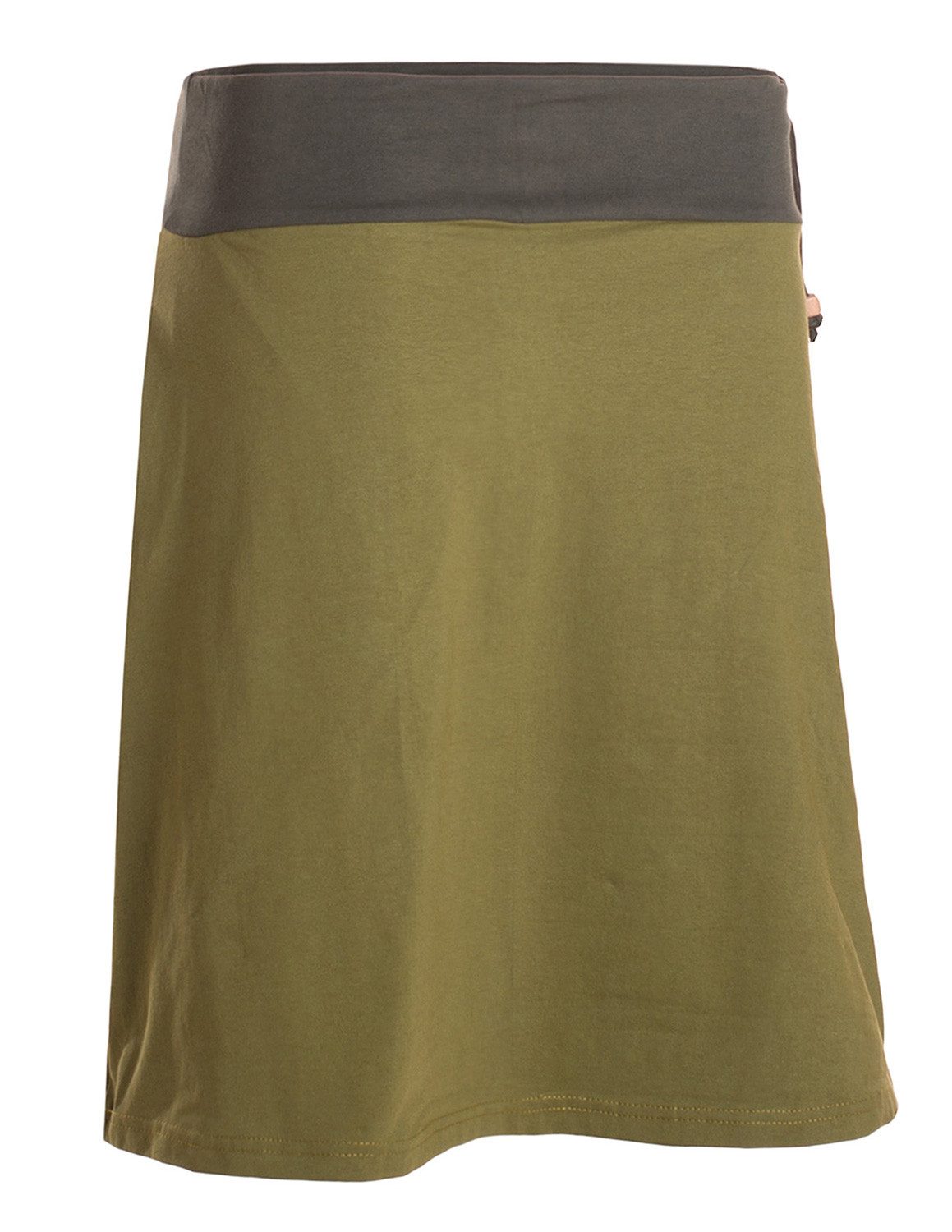 Vishes Jerseyrock Damen Mini-Rock Baumwolle elastischer Bund mit Kordel-Zug günstig online kaufen