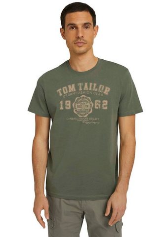 TOM TAILOR Marškinėliai su Logofrontprint
