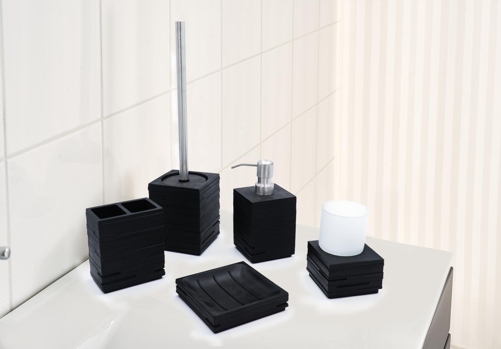 Ridder Seifenschale Brick schwarz, Breite: 11.3 cm günstig online kaufen