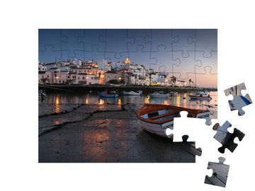 puzzleYOU Puzzle Malerische Stadt Ferragudo in Portugal, 48 Puzzleteile, puzzleYOU-Kollektionen Portugal