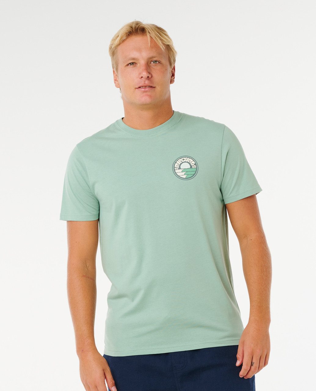 Rip Curl Print-Shirt Rip Curl Pacific Rinse Stacked T-Shirt