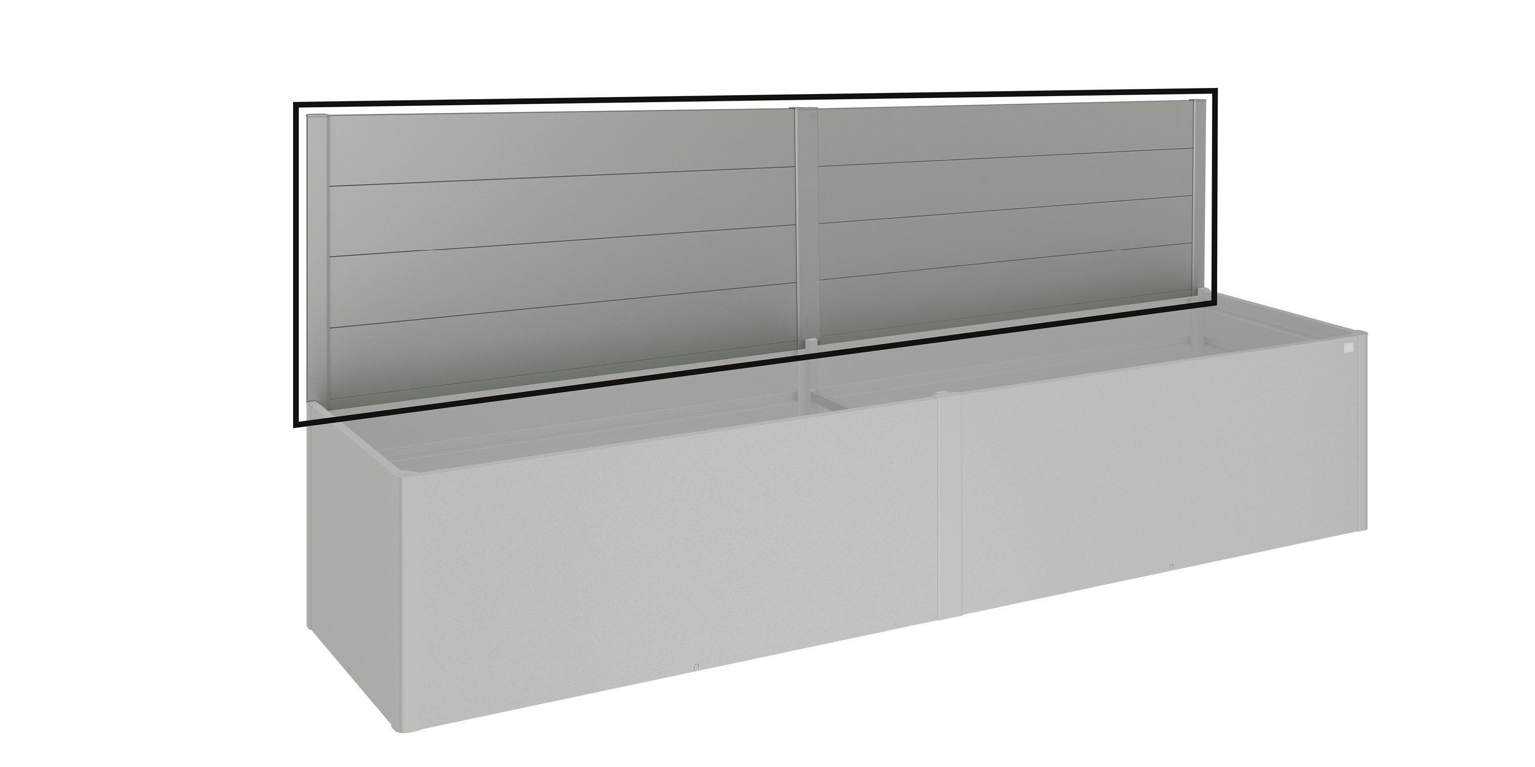 Biohort Sichtschutzelement für Hochbeet 4x1, aus Stahl