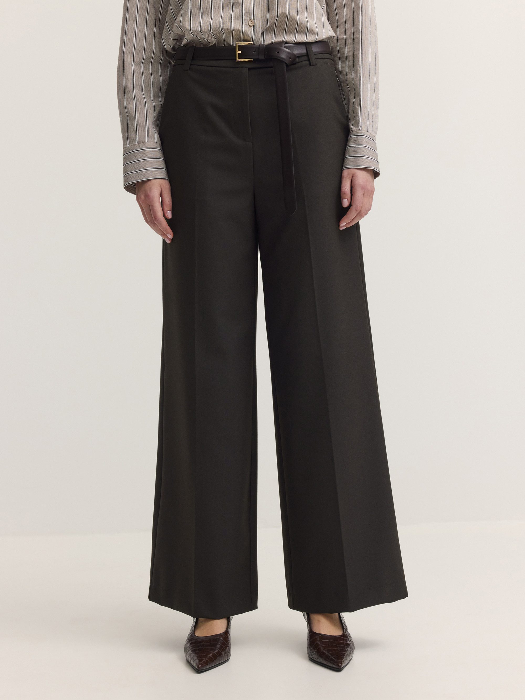 bugatti Stoffhose Modern Fit Modern Fit Bügelfalte Gerade Form