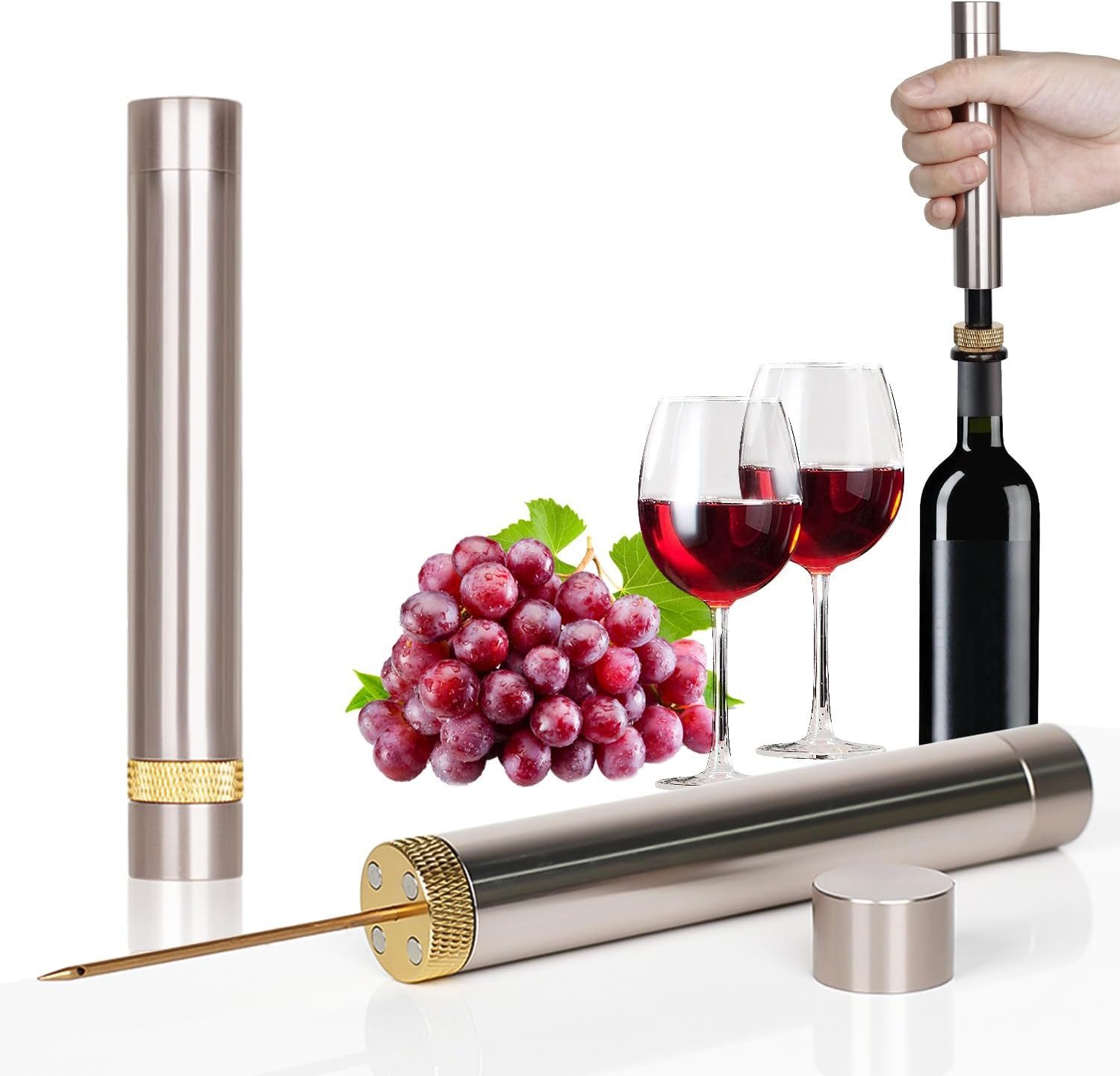 Flaschenöffner Wein Mini-Weinöffner Luftdruckpumpe Zusammenbaubarer Design
