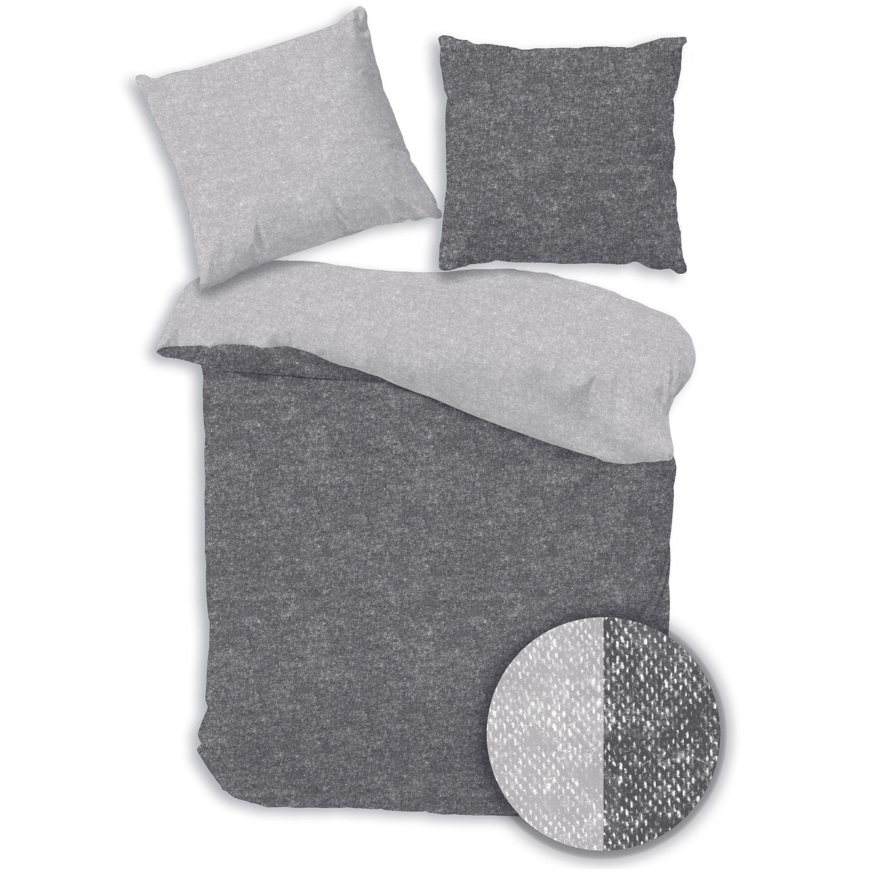 Träumschön Bettwäsche Premium Biber Bettwäsche 135x200 günstig online kaufen