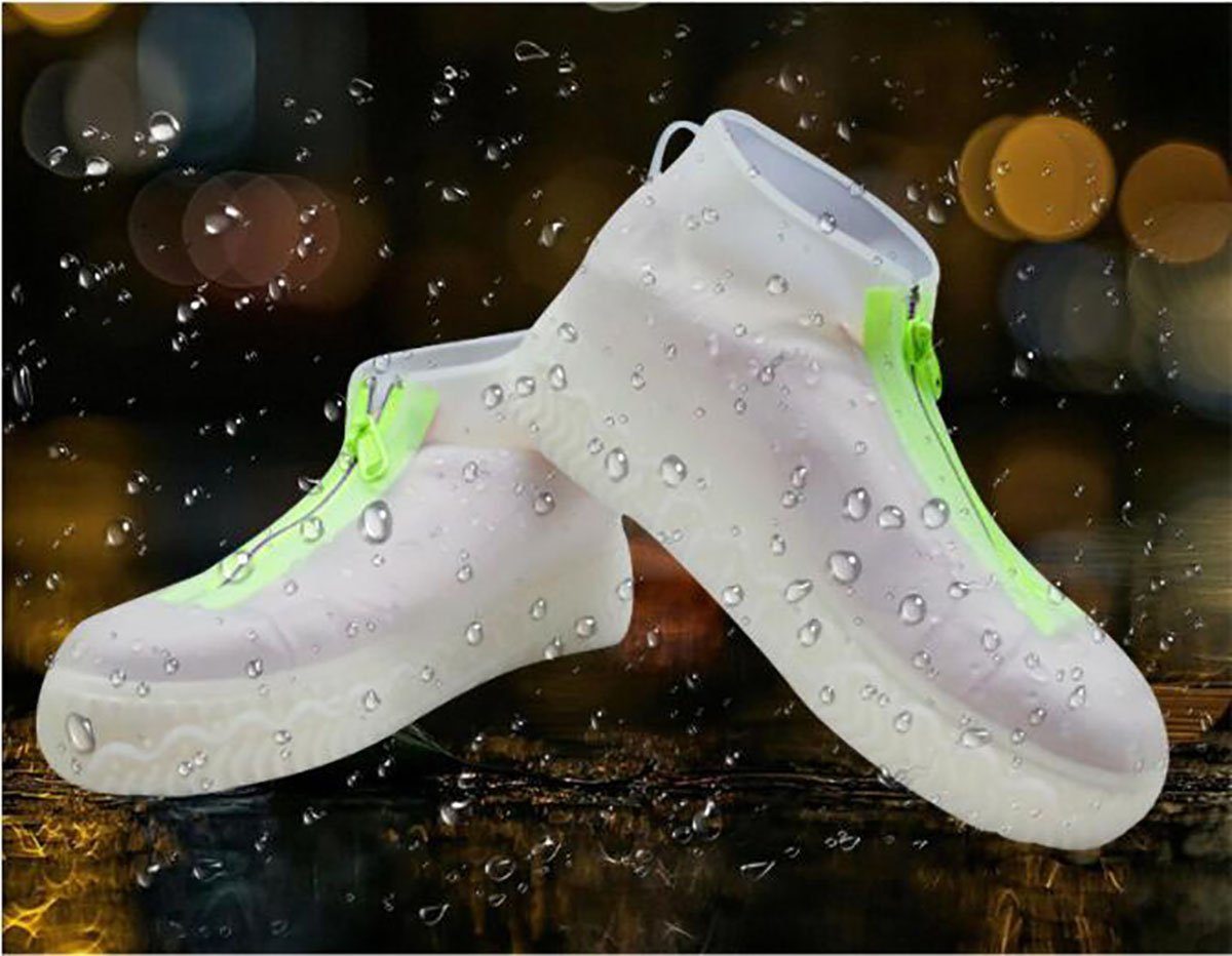 Weiß Wiederverwendbare Schuhüberzieher Schuhüberzieher Wasserdicht CTGtree M