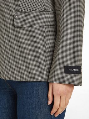 Tommy Hilfiger Kurzblazer REGULAR SB BLAZER mit Logostickerei