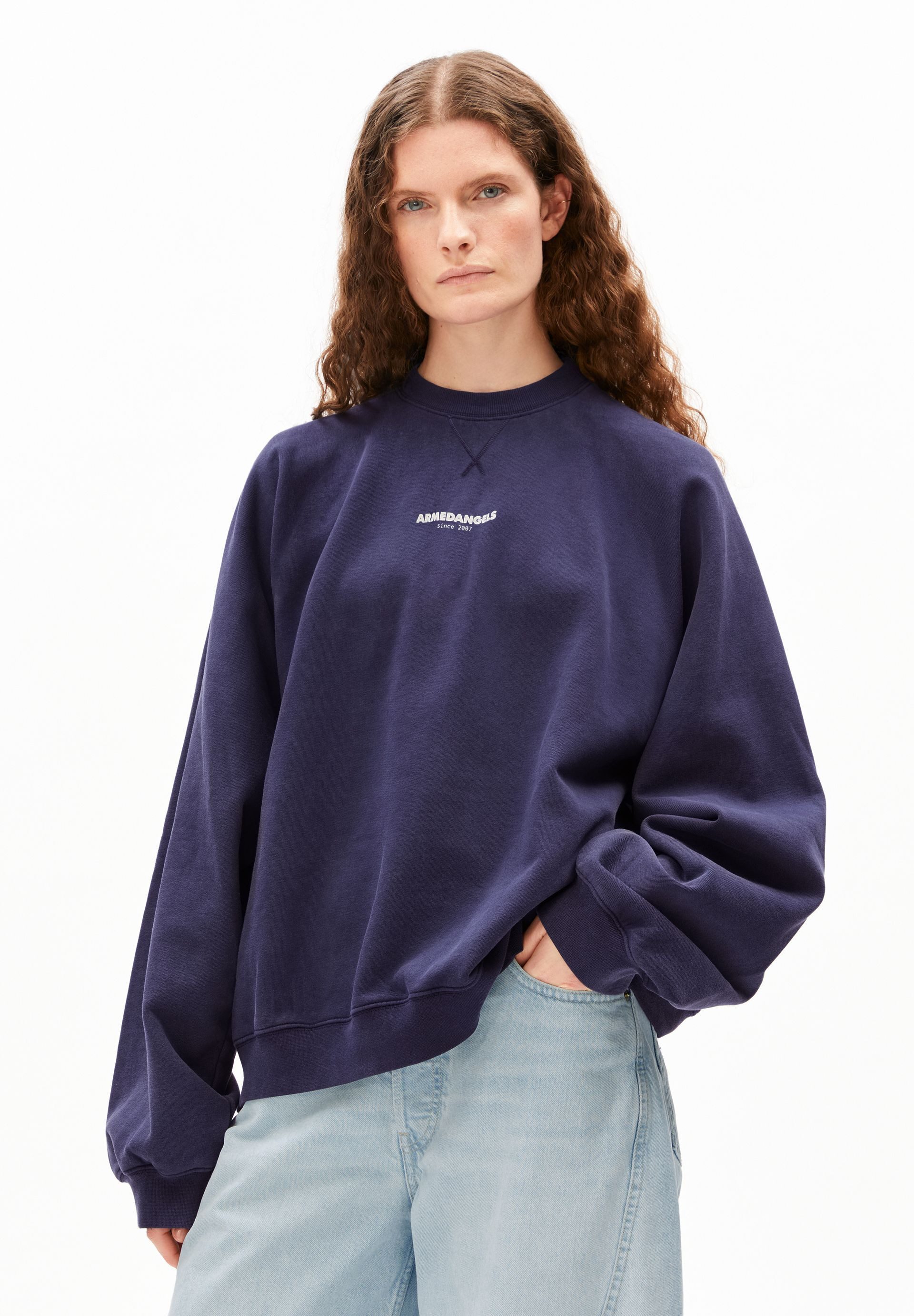 Armedangels Sweatshirt GMT DYE CREWNECK Sweatshirt aus Bio-Baumwolle Oversi günstig online kaufen