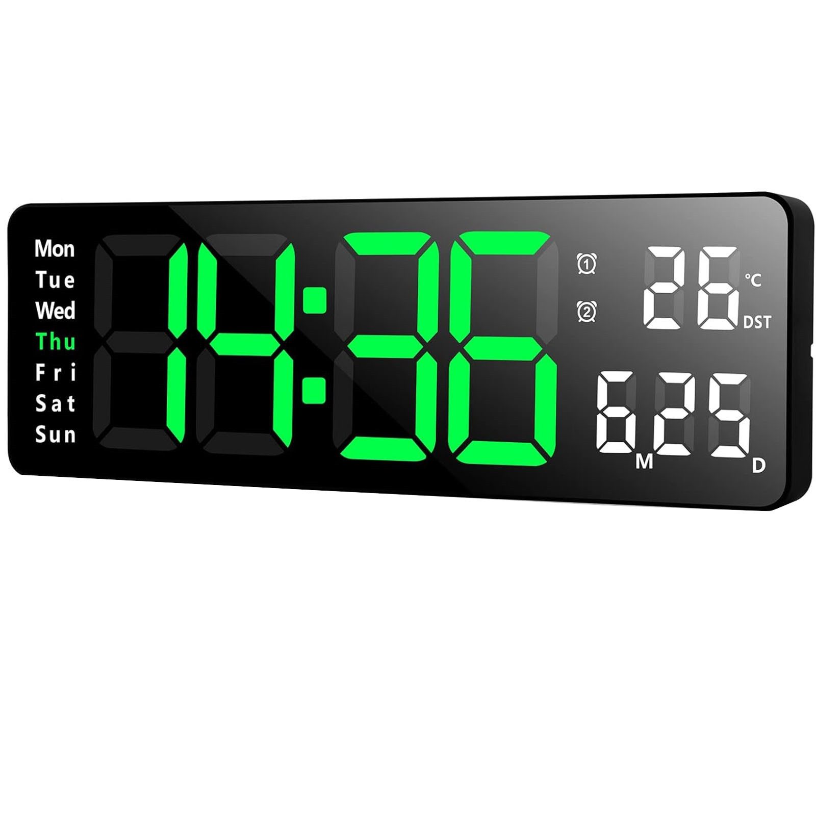 MODFU Wanduhr 13 Zoll LED Digitale günstig online kaufen