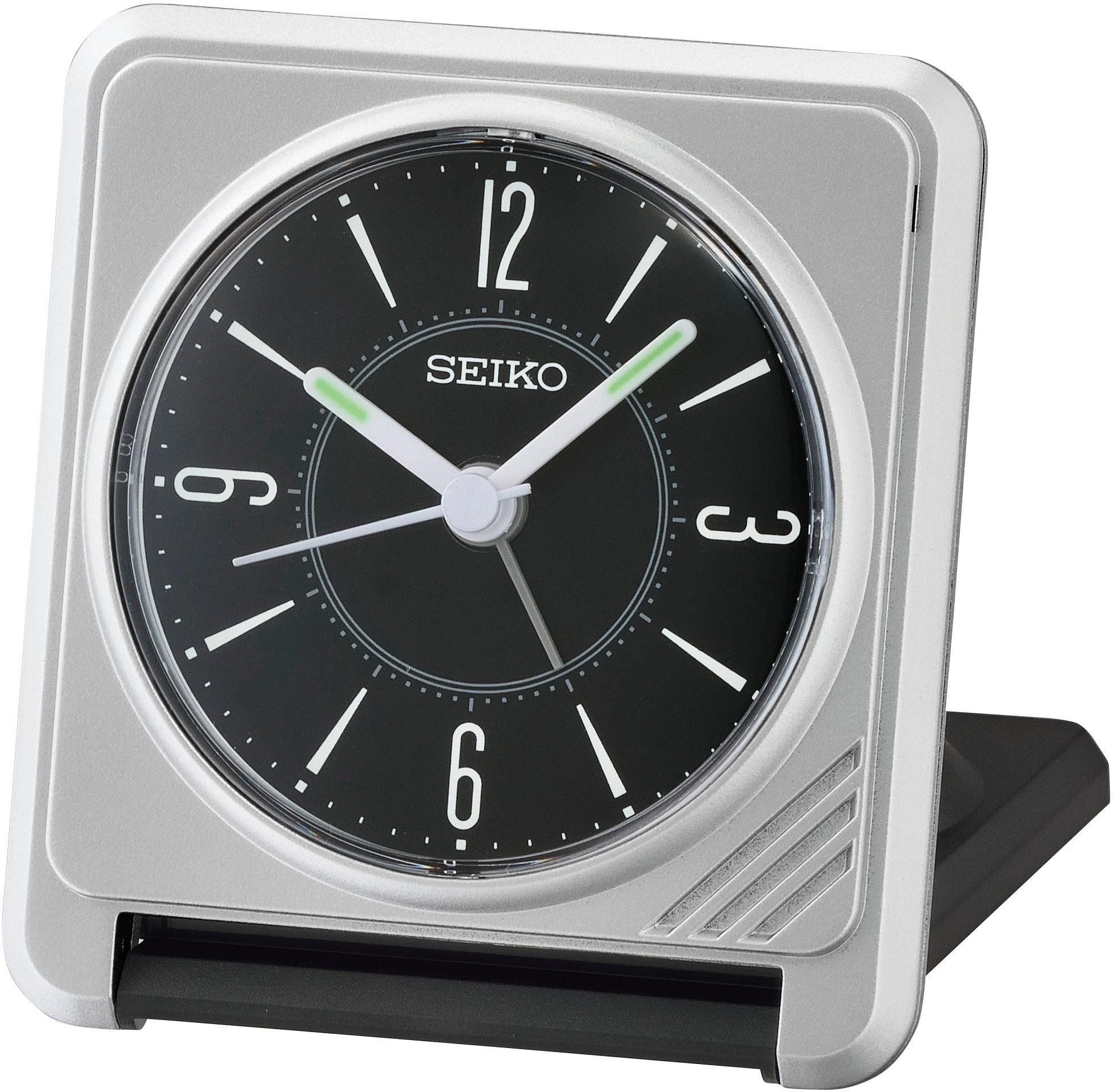 Seiko Reisewecker QHT015A Wecker, Piepalarm, inkl Batterie