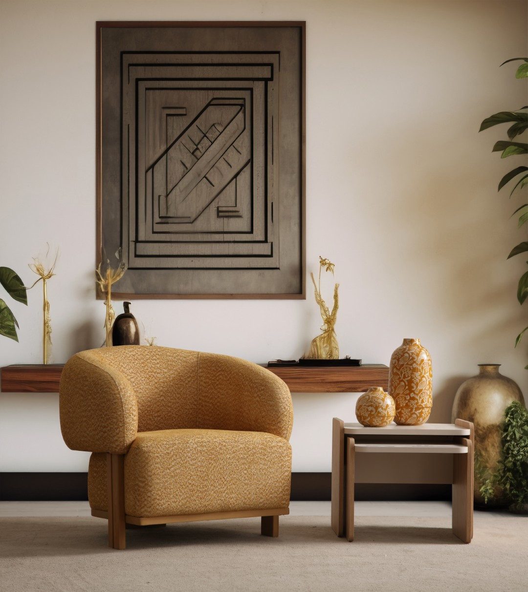 JVmoebel Beistelltisch JVMoebel Holz Tisch mit weißer Tischplatte und modernem Design (1-St), Made in Europa