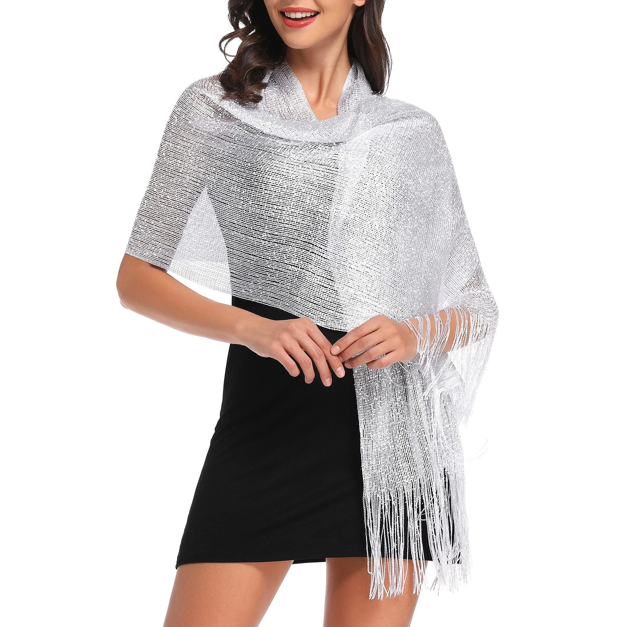 Zaewry Modeschal Schals und -Tücher für Abendveranstaltungen/Hochzeiten/Festkleider, (mit kostenloser Schnalle)