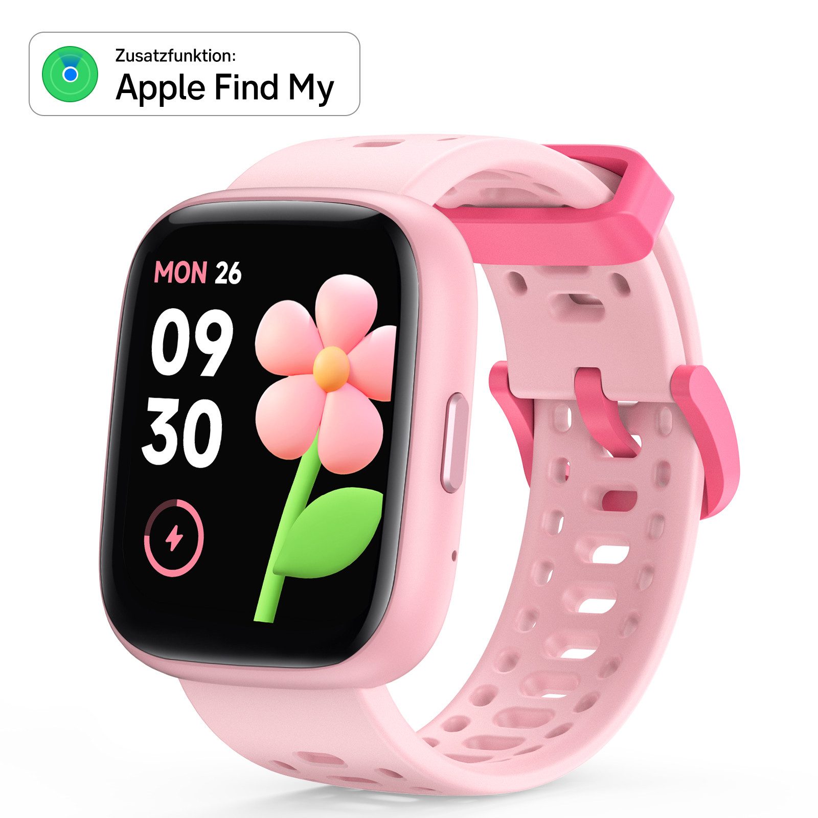 Ralio Smartwatch Kinder als Geschenk für kinder, Kompatibel mit Android/iOS Smartwatch (1.83 Zoll) Kinderuhren mit Apple Wo ist?", Spielen und 80+ Sportmodi, Sportwatch mit Schrittzähler, Wecker, IP68 Wasserdicht, Fitness Tracker mit Herzfrequenz, Kalorien, Schritt, Schlafanalyse
