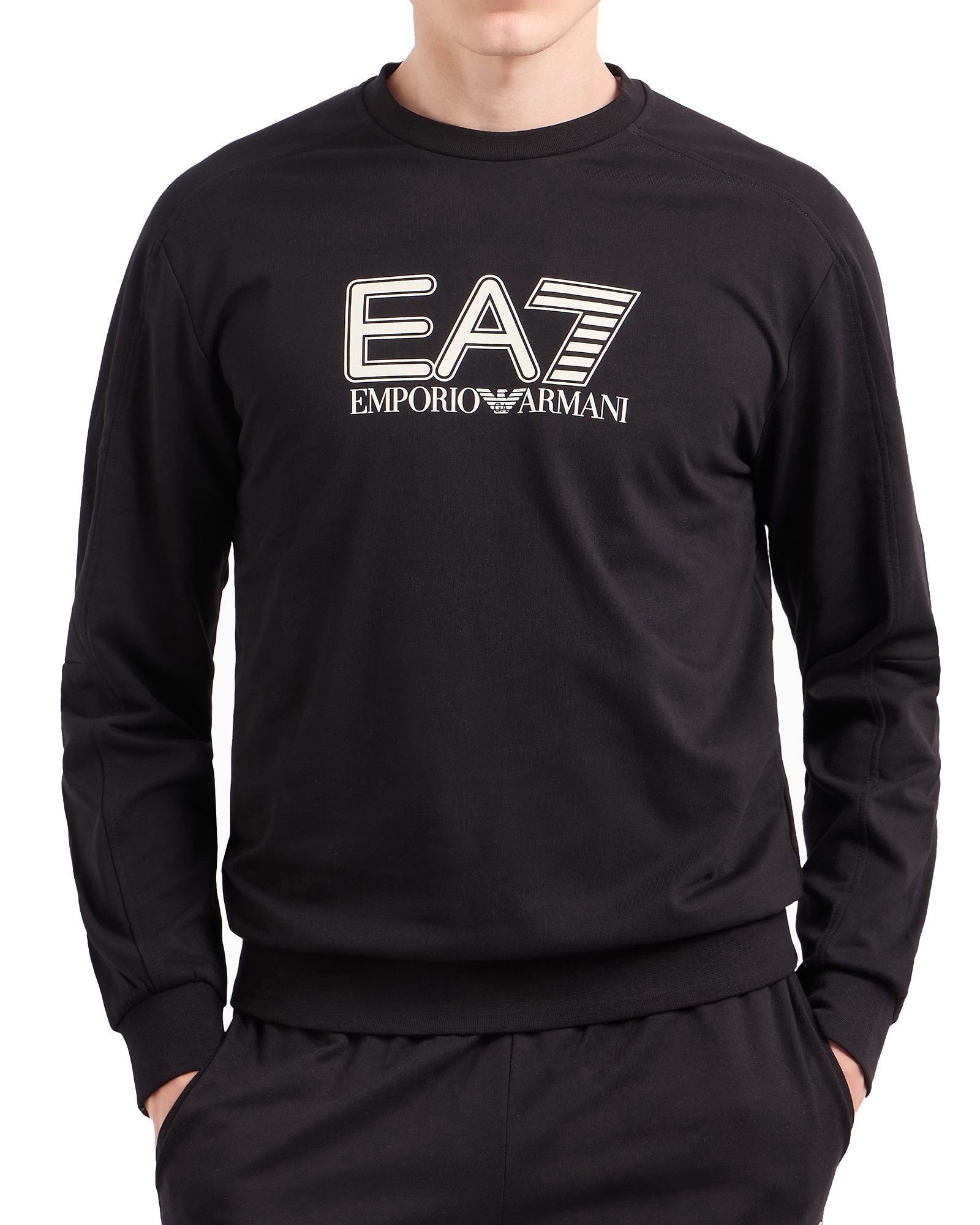 Emporio Armani Sweatshirt Regular Fit Pullover günstig online kaufen