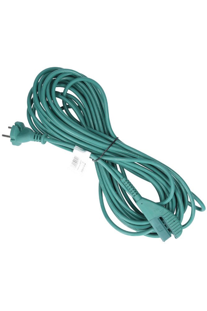 McFilter Kabel passend für Vorwerk Kobold VK 135, VK 136 Stromkabel, Typ EF (Konturenstecker), (1000 cm), Staubsauger Kabel