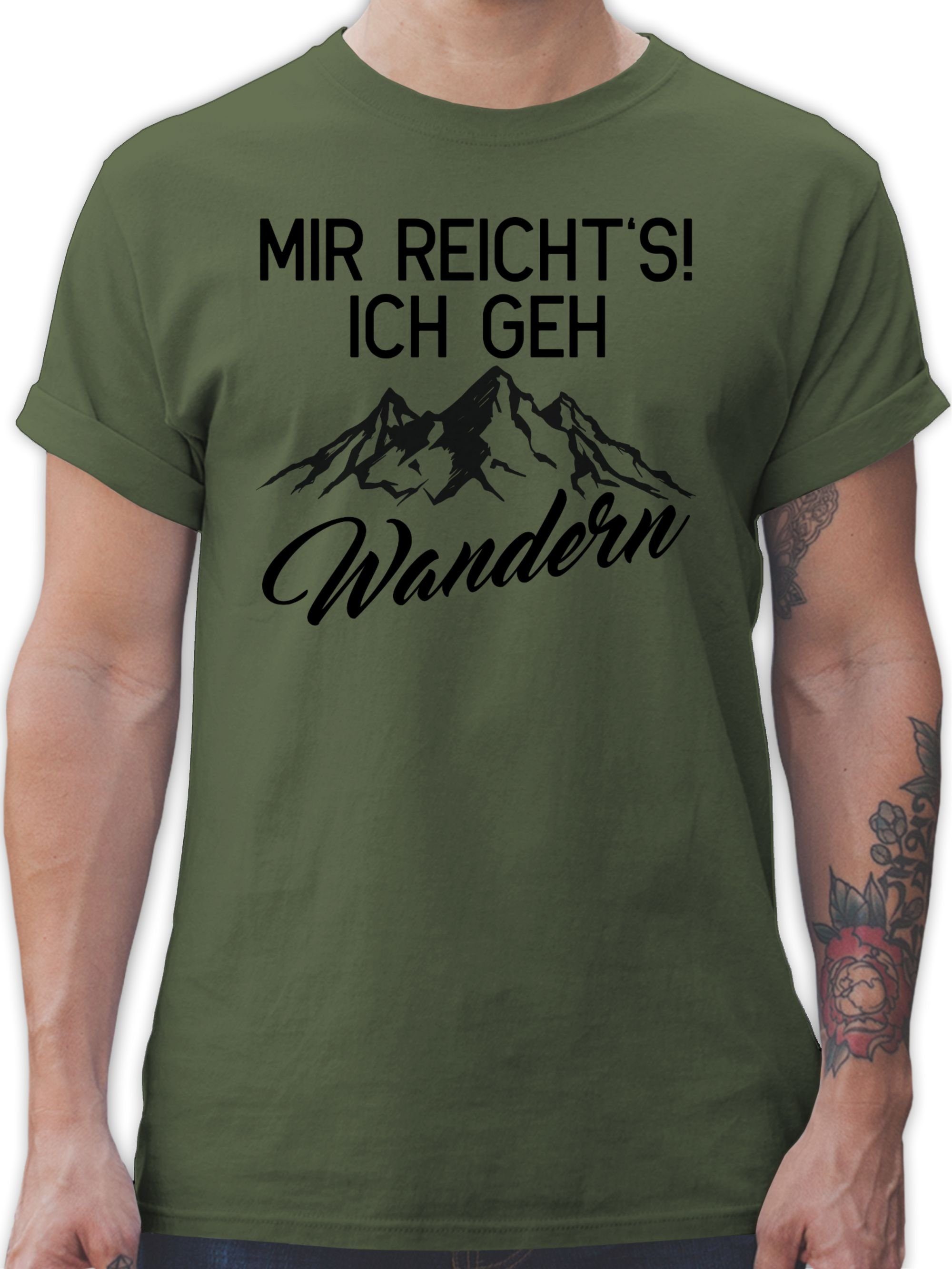 Herren T-Shirt 'Mir Reicht’s, Ich Geh In Den Garten' – Witziger Gärtner-Spruch, Weiß