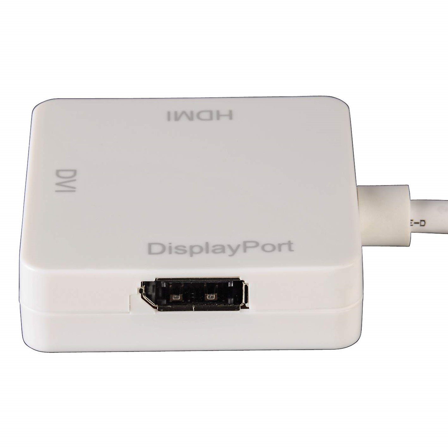 Hama 3in1 Mini DisplayPort Adapter Kabel Weiß Video-Adapter Mini Displayport, 10 cm, mini DP auf HDMI-Buichse DVI-Buchse Displayport-Buchse, vergoldet