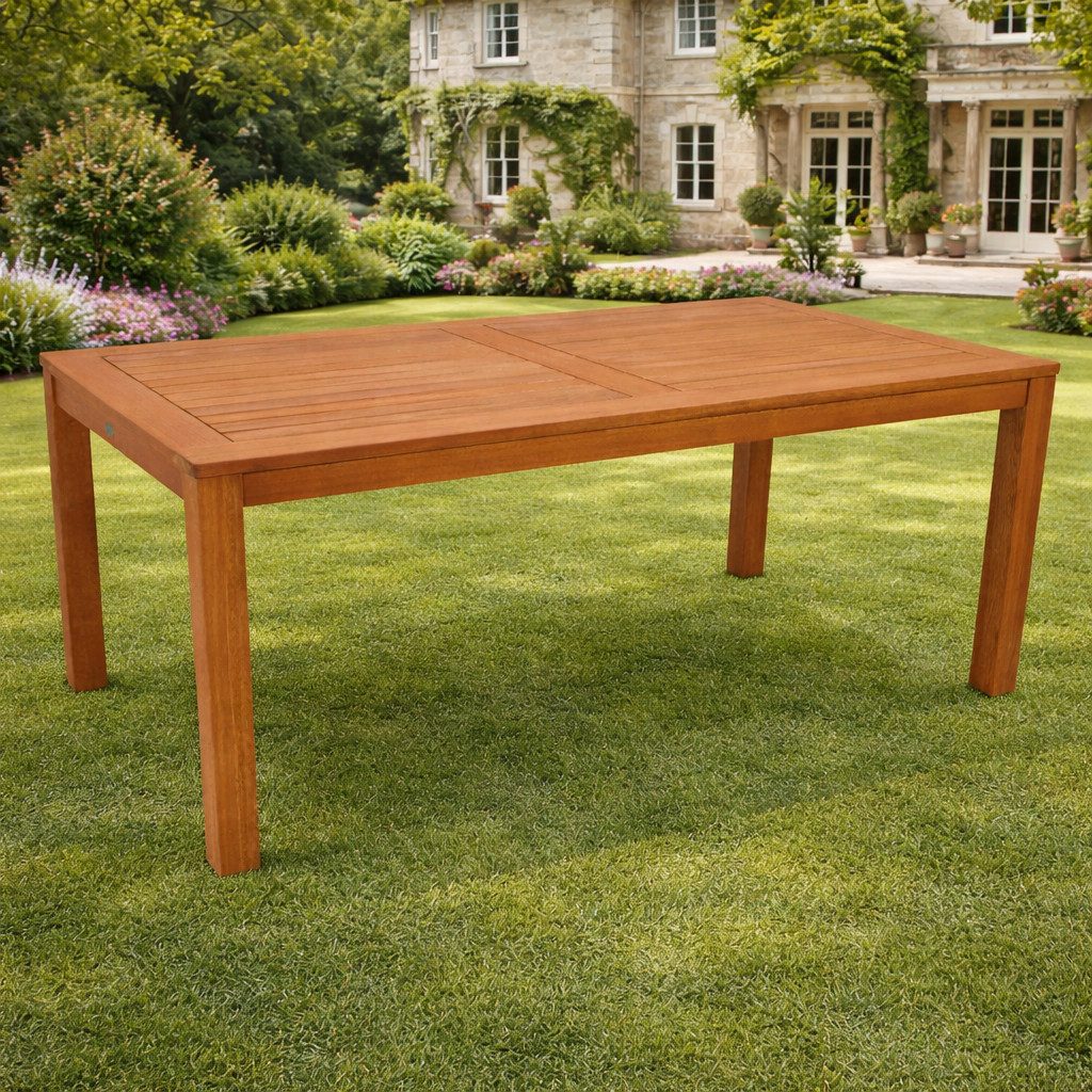 DEGAMO Gartentisch COVENTRY, 170x90cm, Eukalyptus geölt, extra stabil