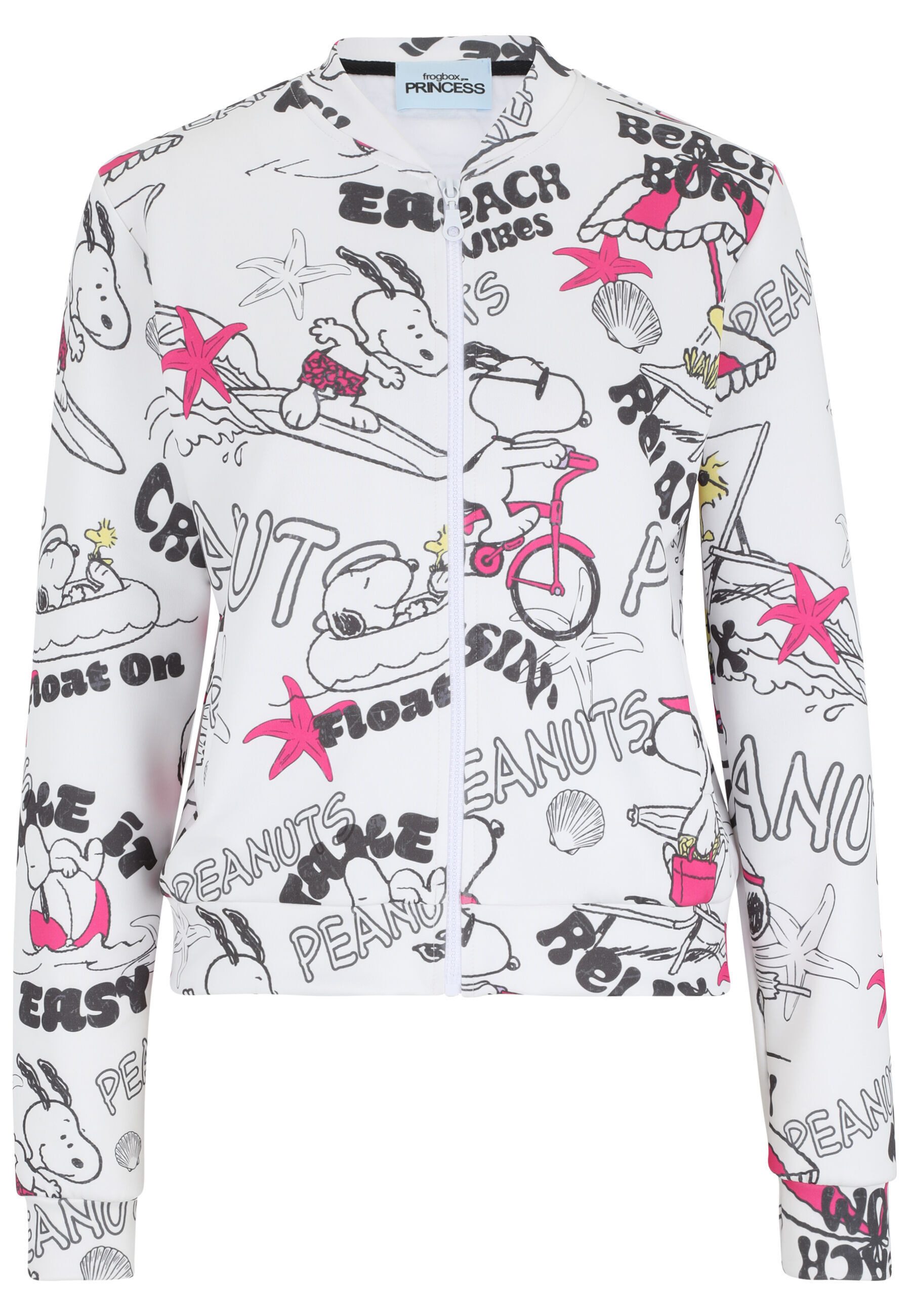 Frogbox Sweatjacke mit Print