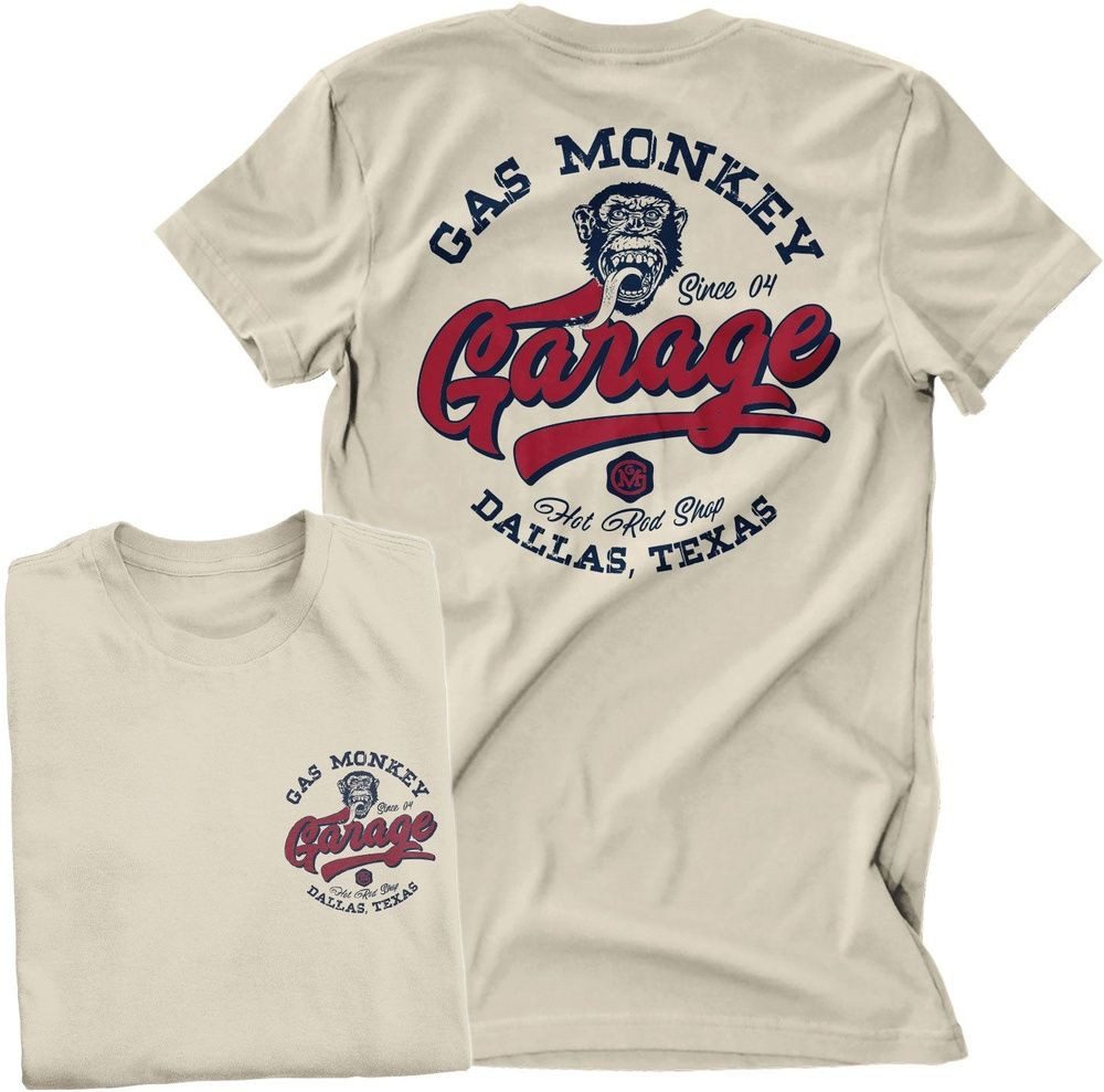 Gas Monkey Garage T-Shirt GMG Hot Rod Shop Logo T-Shirt günstig online kaufen