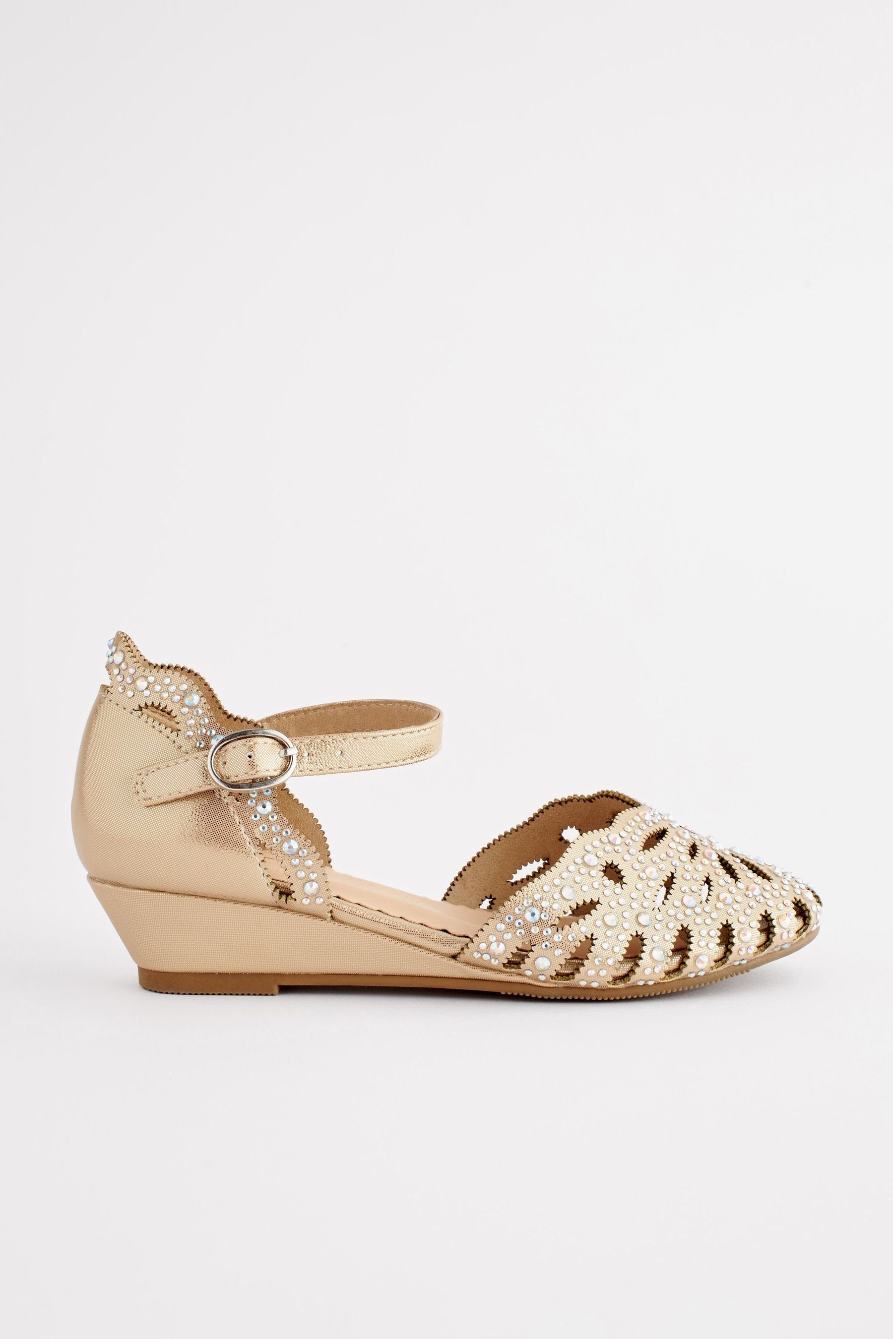 Next Keilpumps in Glitzeroptik Keilsandalette (1-tlg) günstig online kaufen