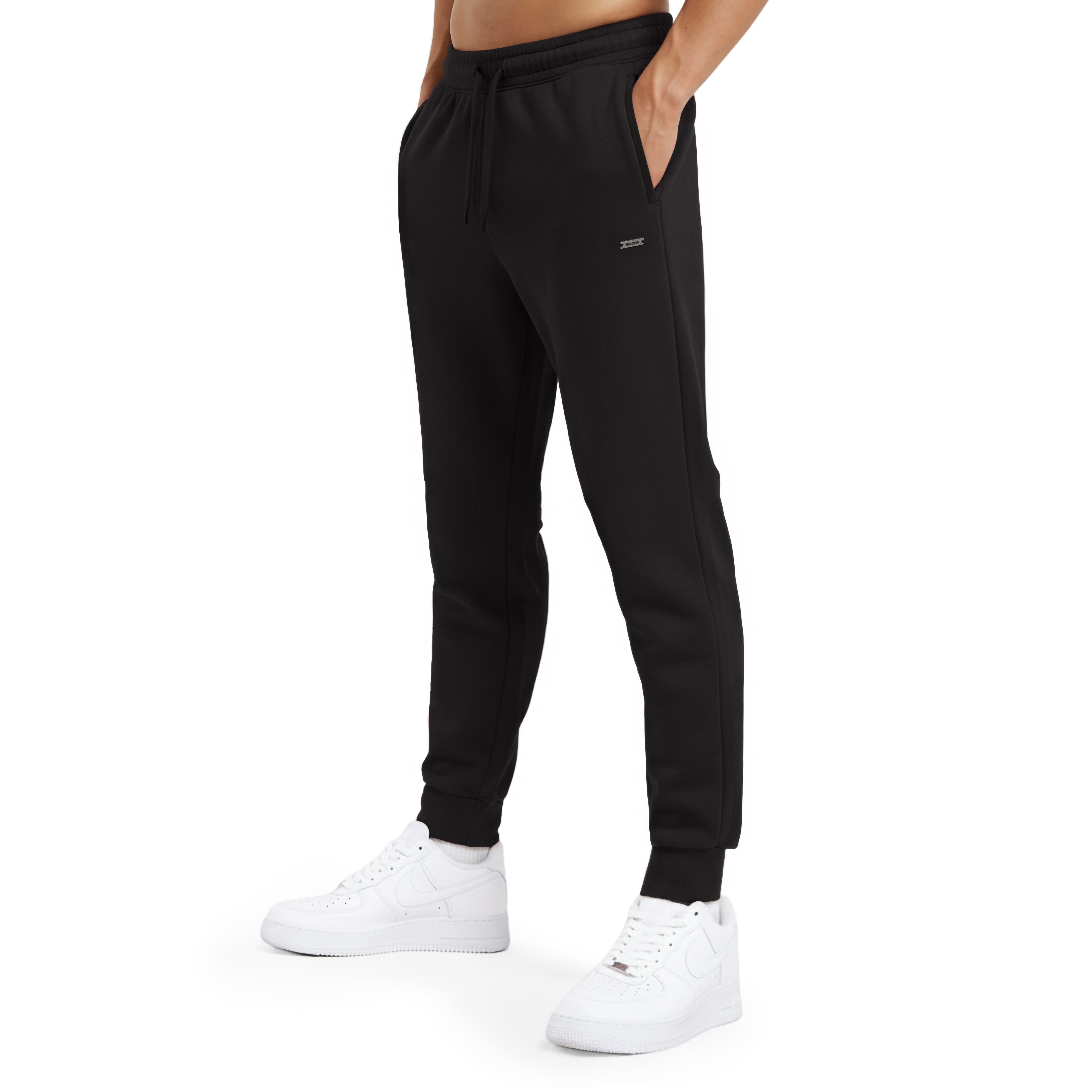 Smilodox Jogginghose Thilo Trainingshose mit Elastikbund & Seitentaschen, Regular Fit Mit Bündchen am Bein, Bequeme Passform, Sport & Freizeit