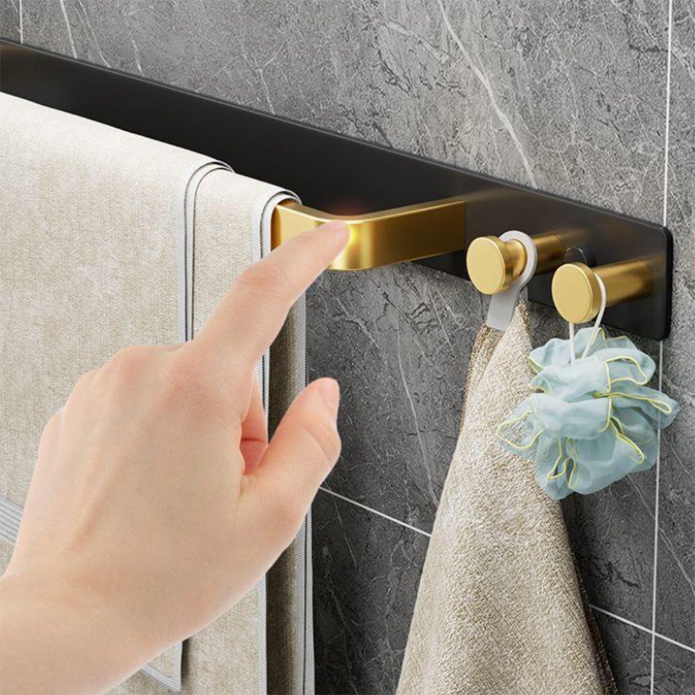Haiaveng Handtuchhalter Handtuchhalter Bohren, Küche, und ohne Handtuchhalter für 49cm Länge: Badezimmer