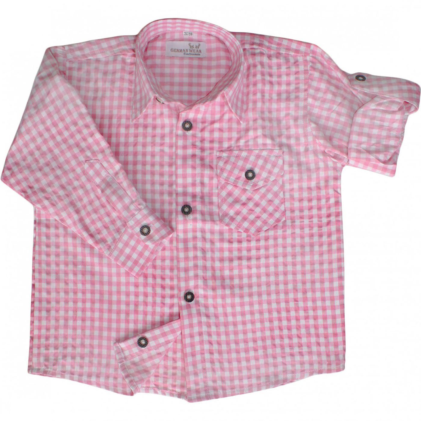 German Wear Trachtenhemd GW1224 Trachtenhemd für Trachtenlederhose