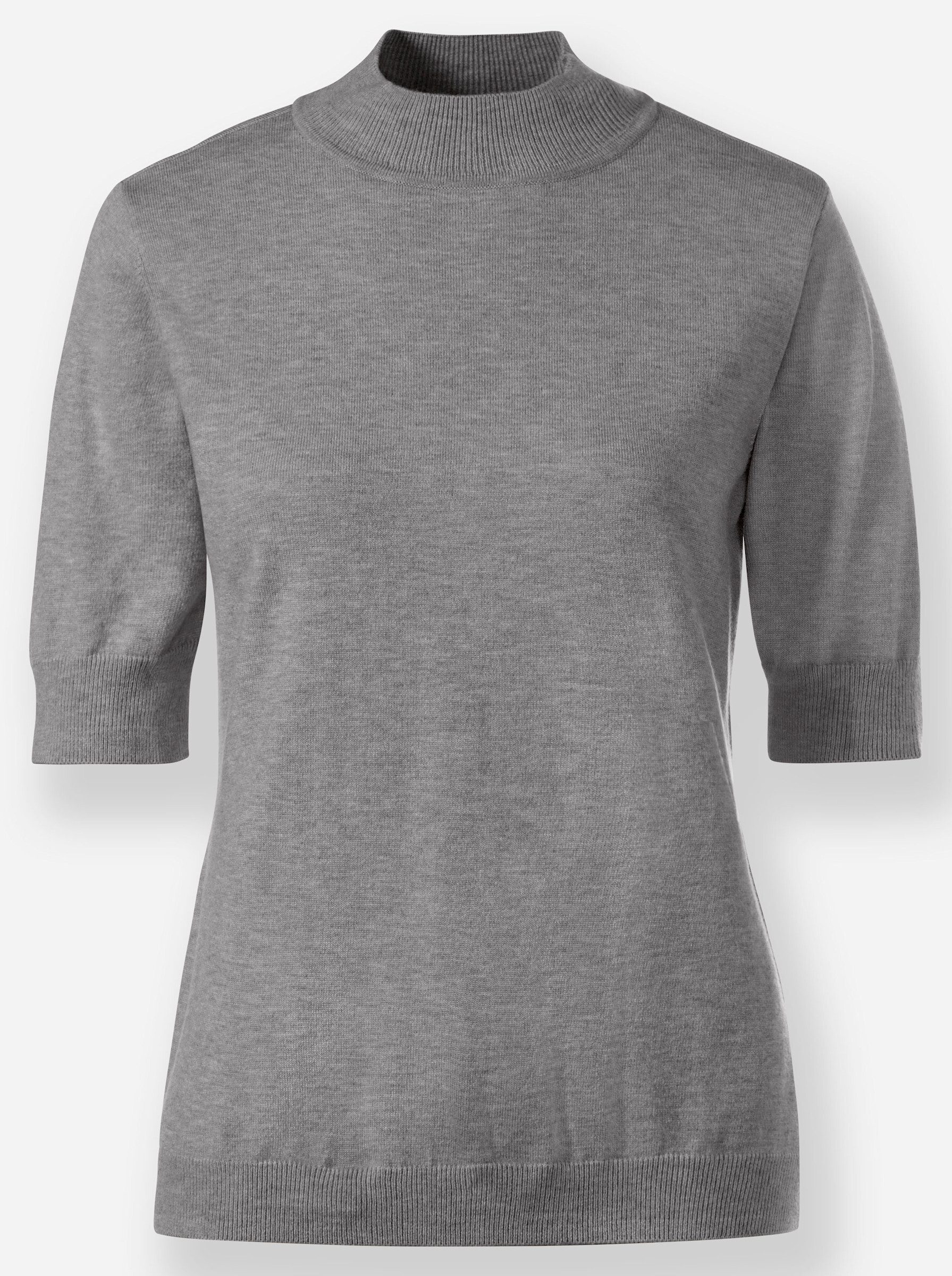 Strickpullover Pullover Kurzarm Jersey