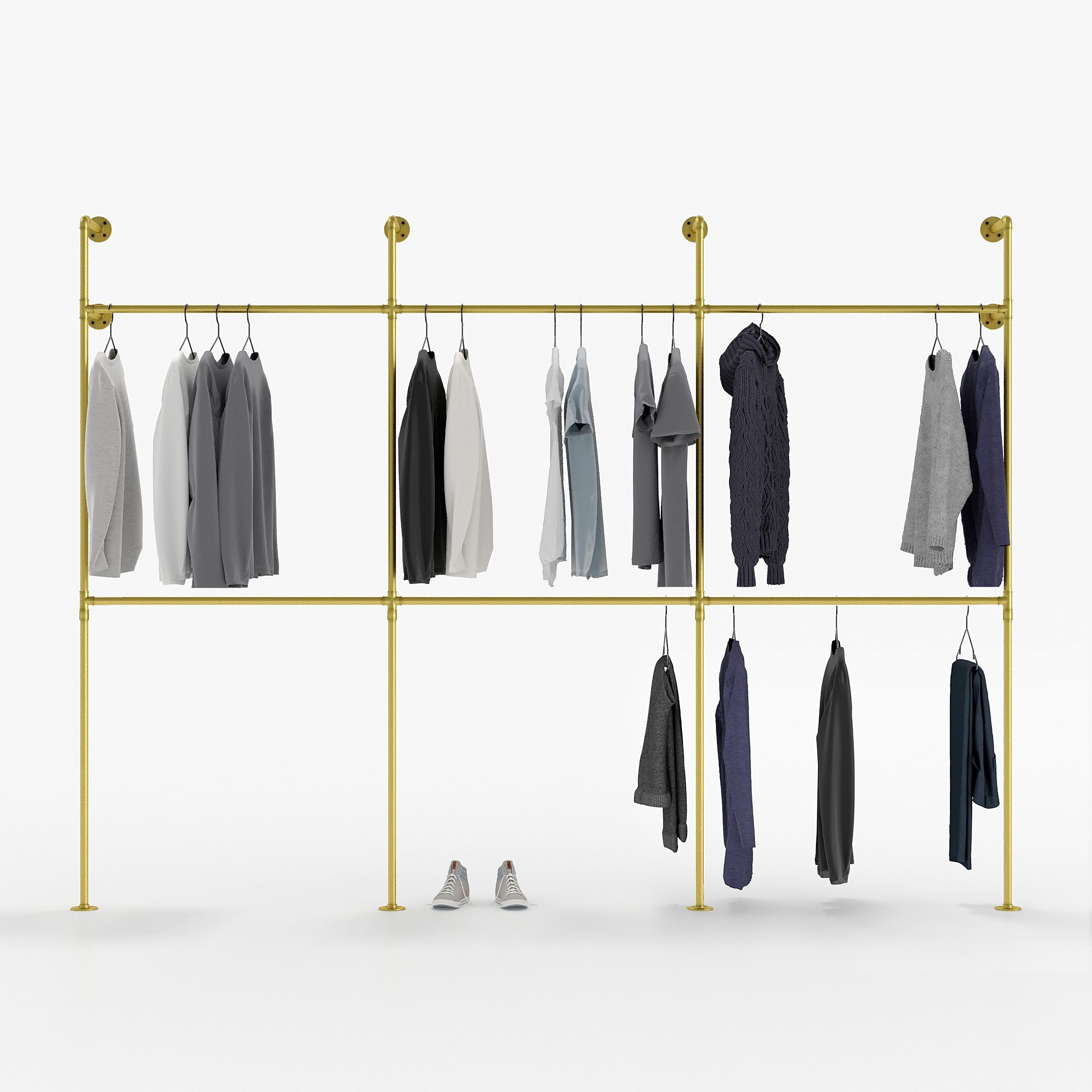 pamo. design Kleiderständer KIM DOUBLE, Offener günstig online kaufen