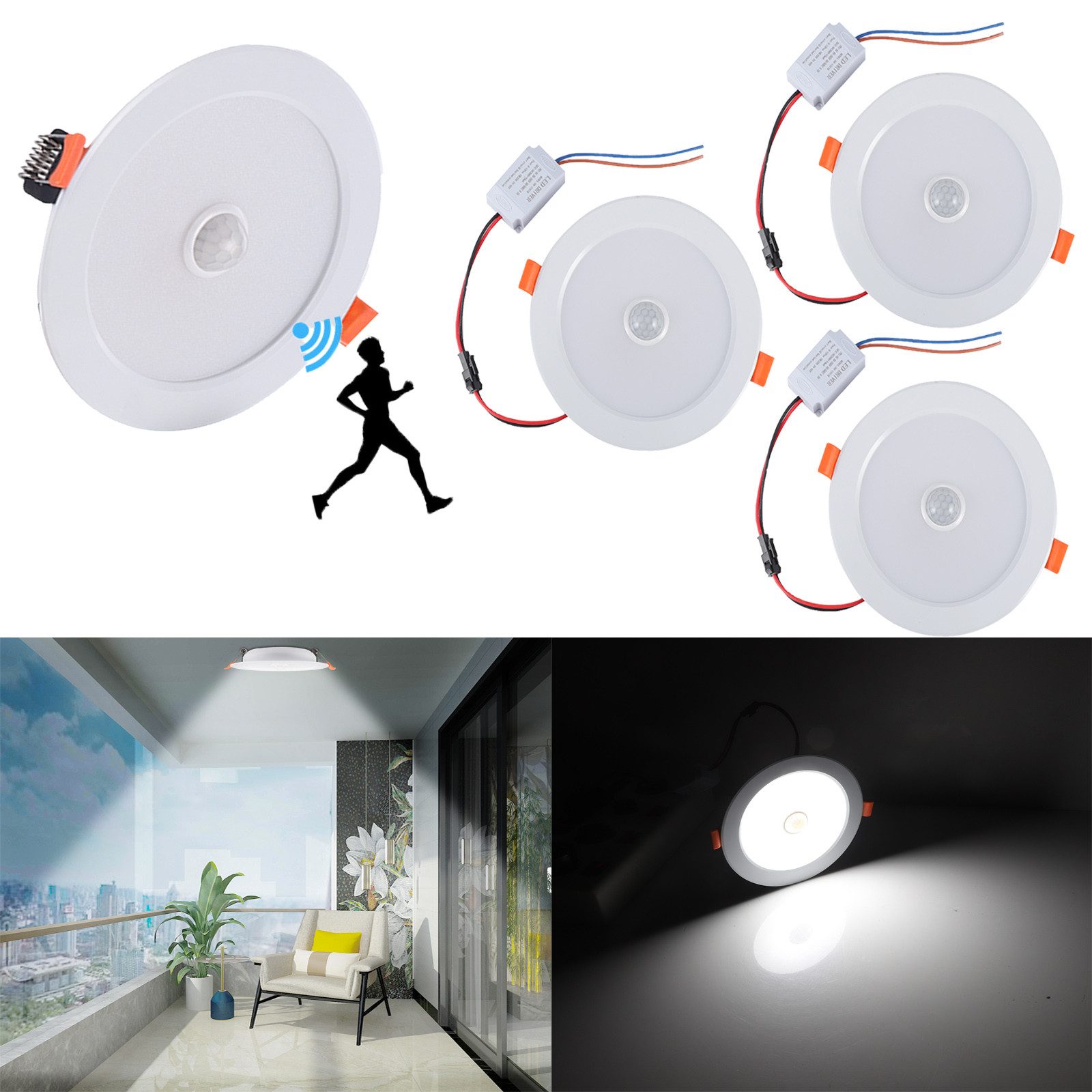 Jibenhome LED Einbaustrahler Downlight 12W Einbaustrahler günstig online kaufen