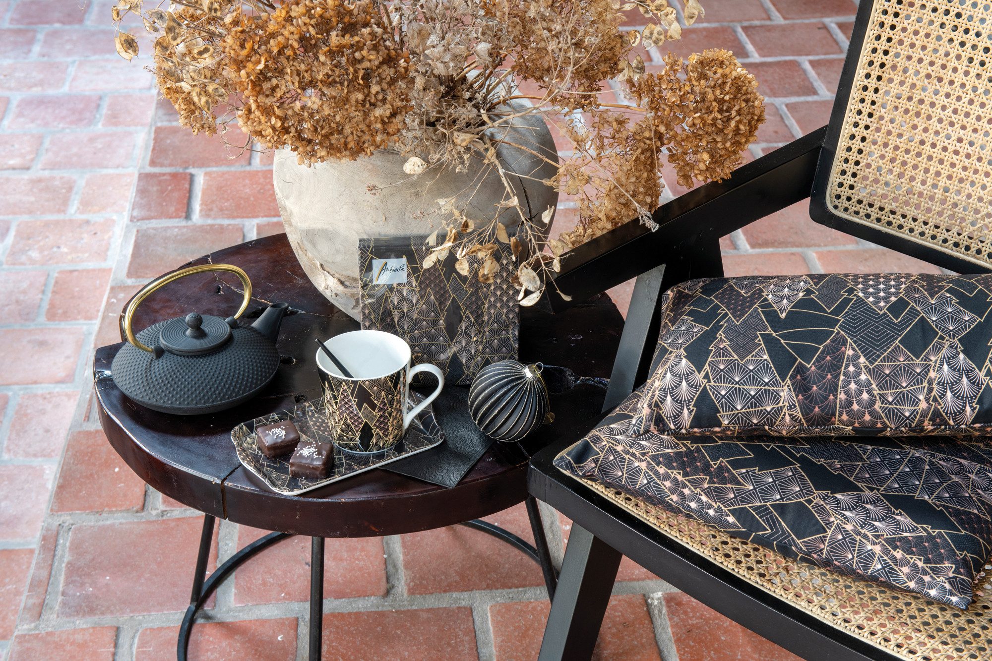 Ambiente® Platzset Luxury trees, (2-St., 2-teilig), Tischsets Platzsets (2 Stück) ca.40x30x0,25cm PVC dünner Schaumrücken