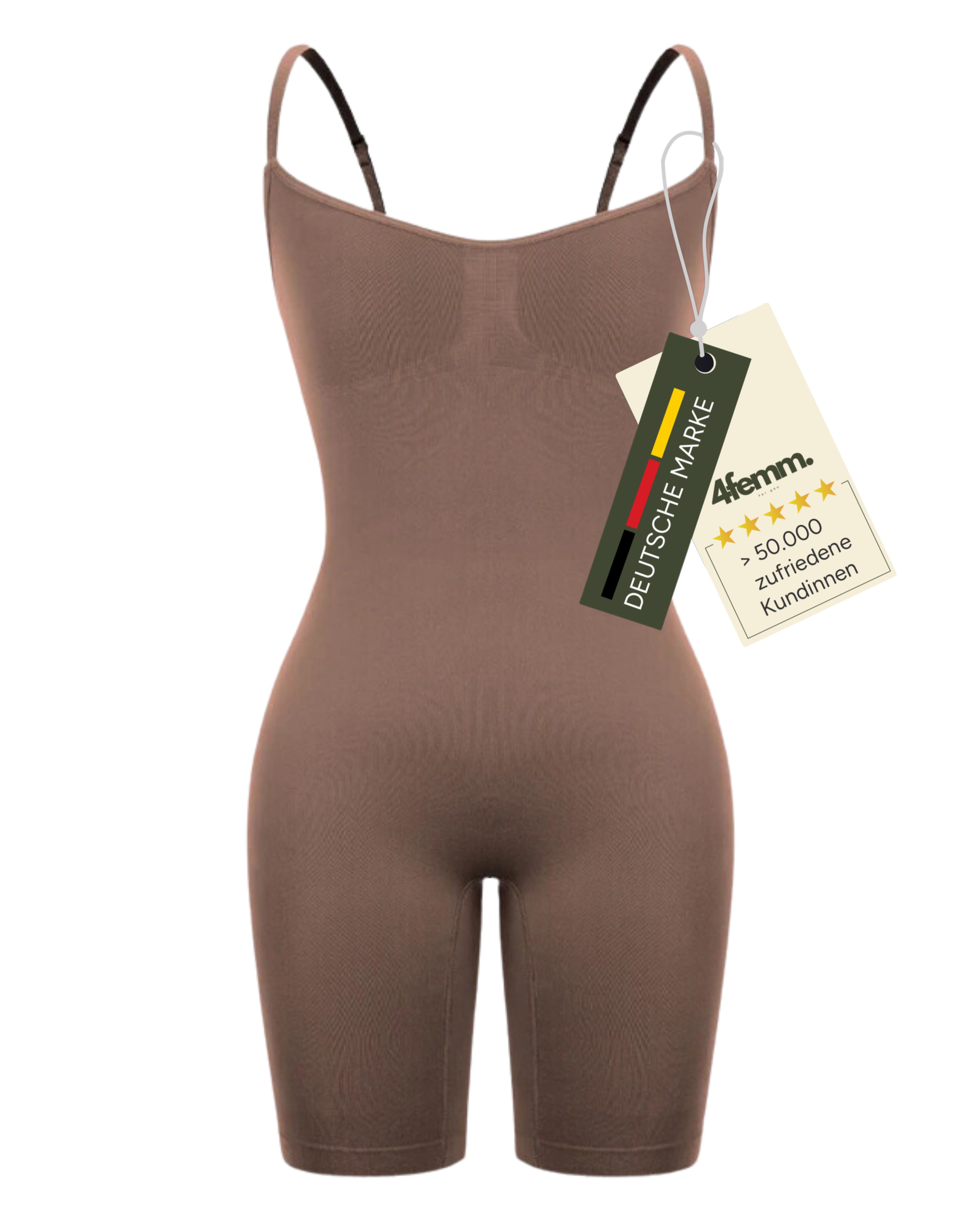 4femm Shaping-Body Shapewear Sculpting - Formender Body mit Hose für Bauchweg-Effekt