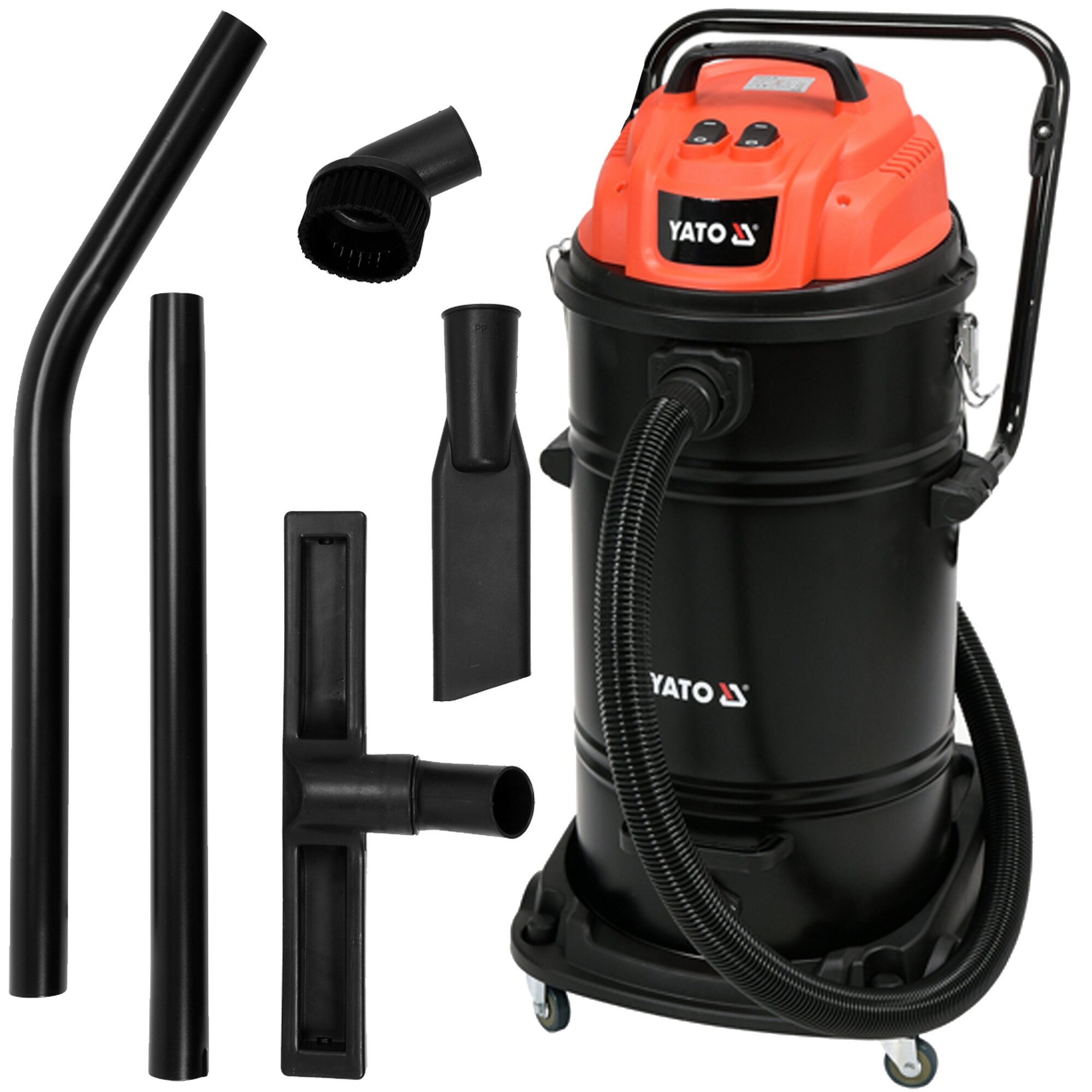 Yato Nass-Trocken-Sauger Nass-/ Trockensauger 2400W, 70 Liter, Industriesauger, Mehrzwecksauger, 2400 W, für Reinigungsarbeiten