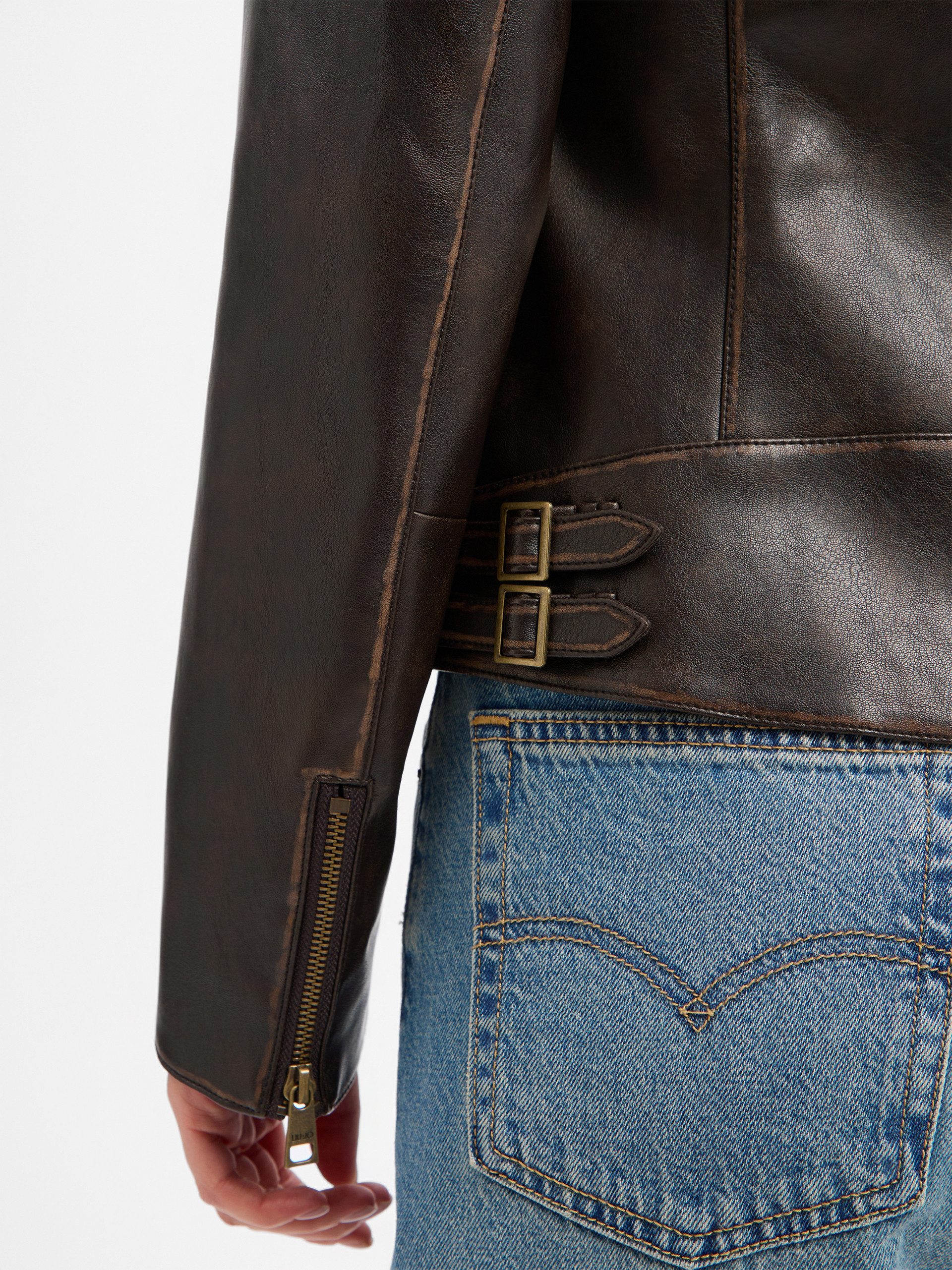 Liu Jo Lederjacke