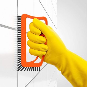 Fuginator Fugenbürste FUGINATOR® Fugenbürste orange/schwarz-Reinigungsbürste zur Fugenreinigung, (1-tlg)