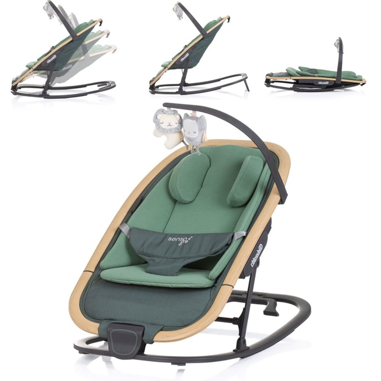 Babywippe Babywippe Senso Holzoptik