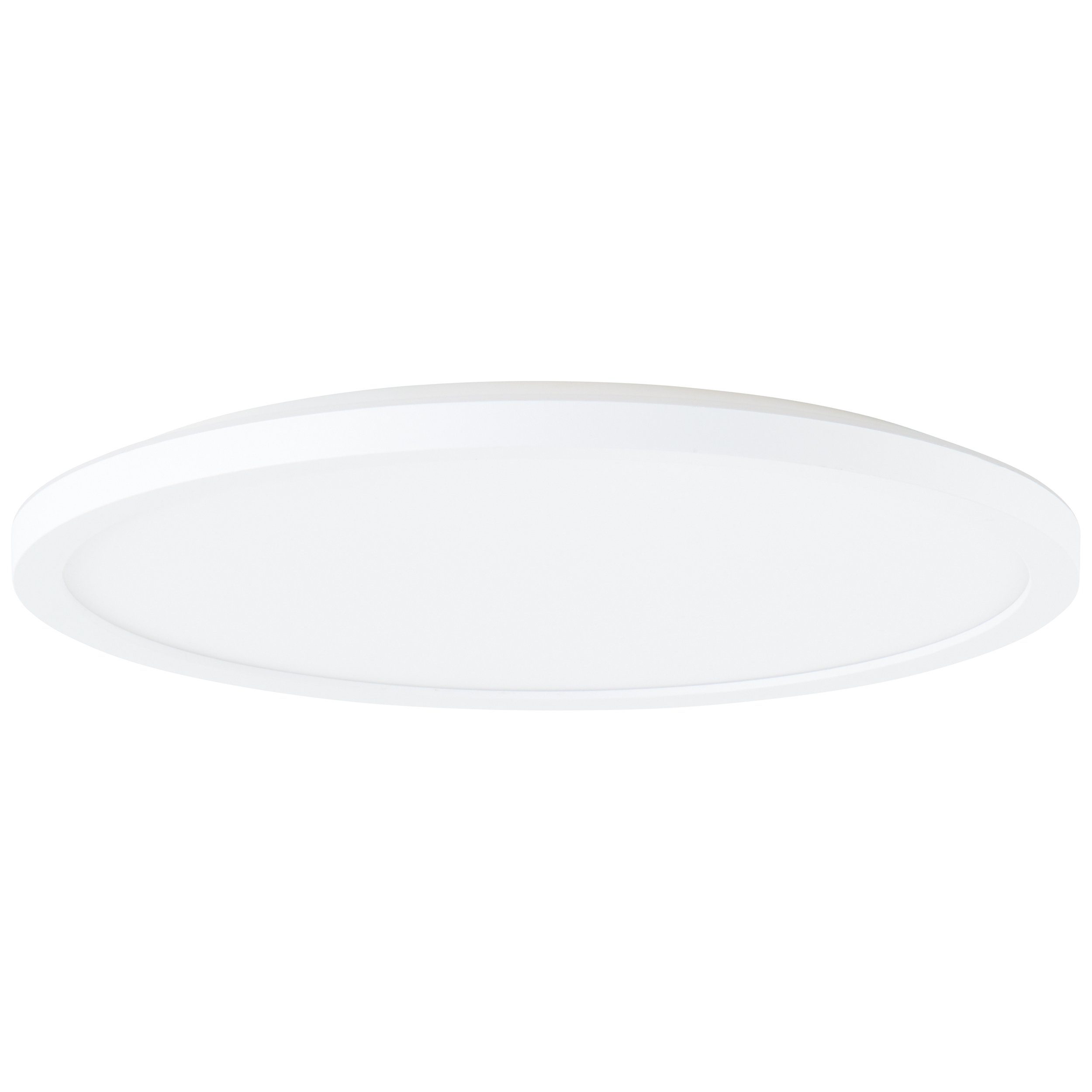Brilliant Aufbauleuchte Sorell LED Fernbedi BRE-Light 29cm weiß, Sorell Deckenaufbau-Paneel Kunststoff LED weiß 29cm Deckenaufbau-Paneel