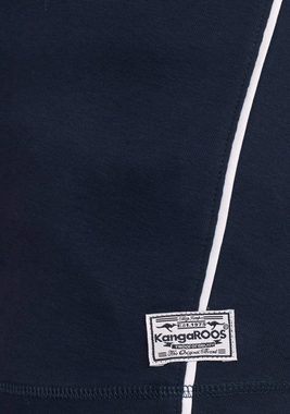 KangaROOS Langarmshirt mit Print Vorne und an Ärmeln
