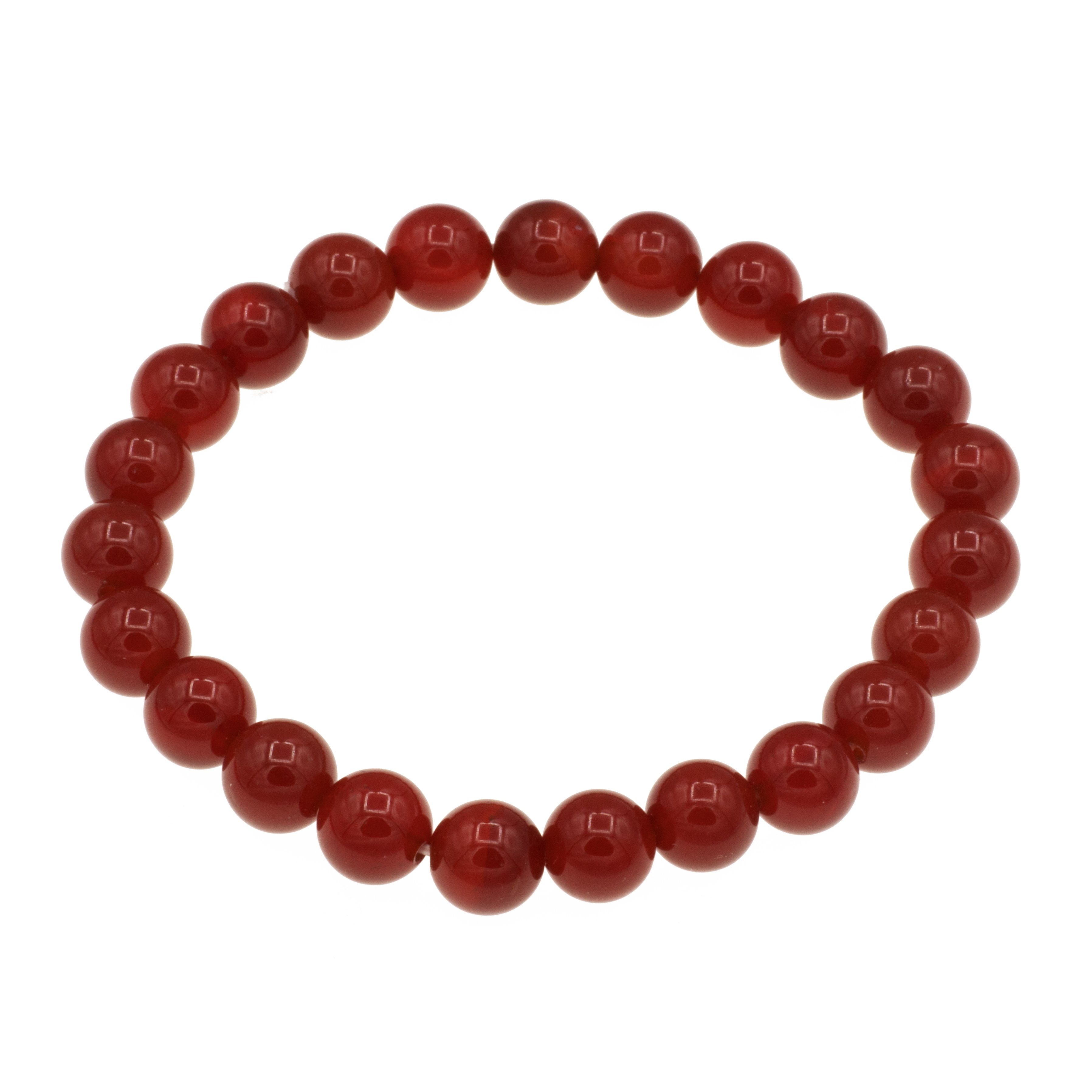 Bella Carina Perlenarmband Armband Karneol Armband 8 mm Perlen elastisch, 8 günstig online kaufen