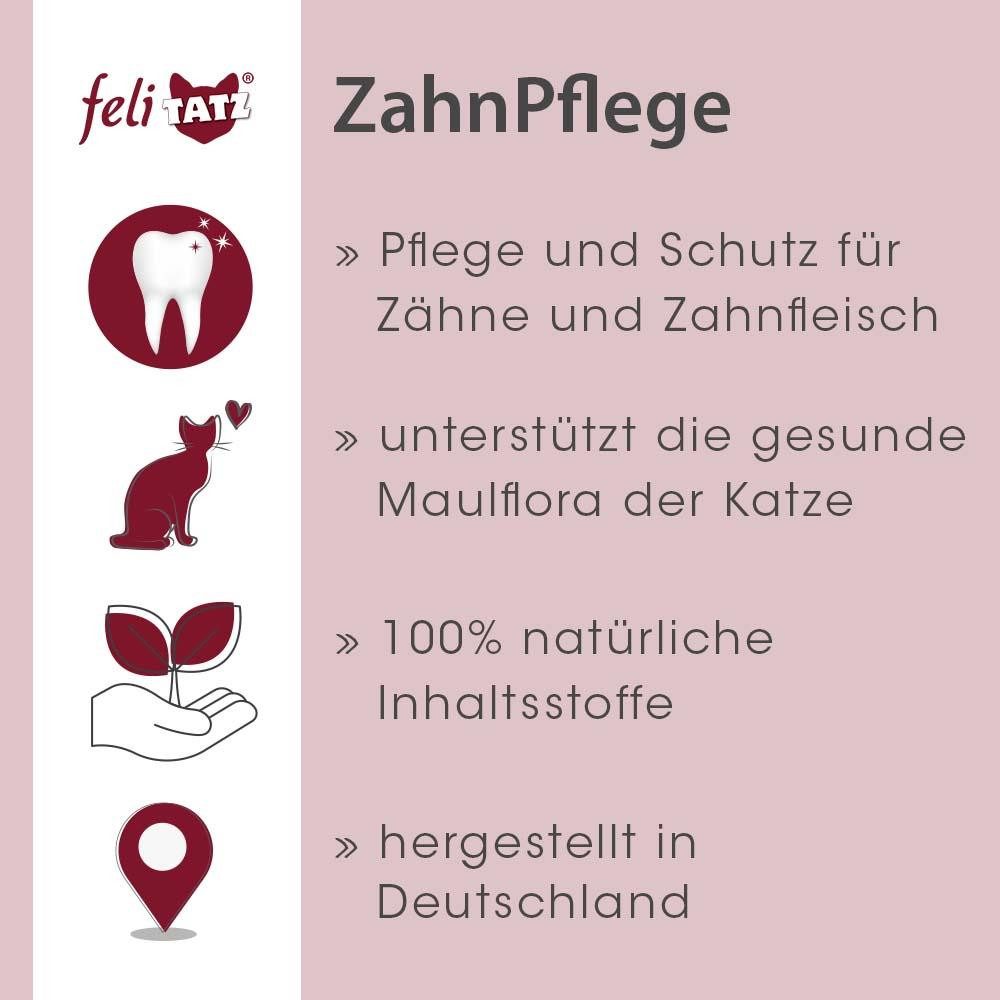 cdVet Tier-Zahnpflegeset feliTATZ ZahnPflege, ohne Sprühgeräusch, unterstützt die Maulflora