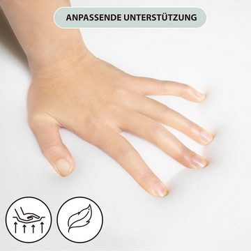 Komfortschaummatratze Schaumstoffplatte, Polster, Matratze Auflage, Topper - 5/ 6/ 7 cm hoch, Essence Sleep, 5 cm hoch, in vielen Größen – für DIY Projekte z.B. Sitzpolster oder Haustierbett