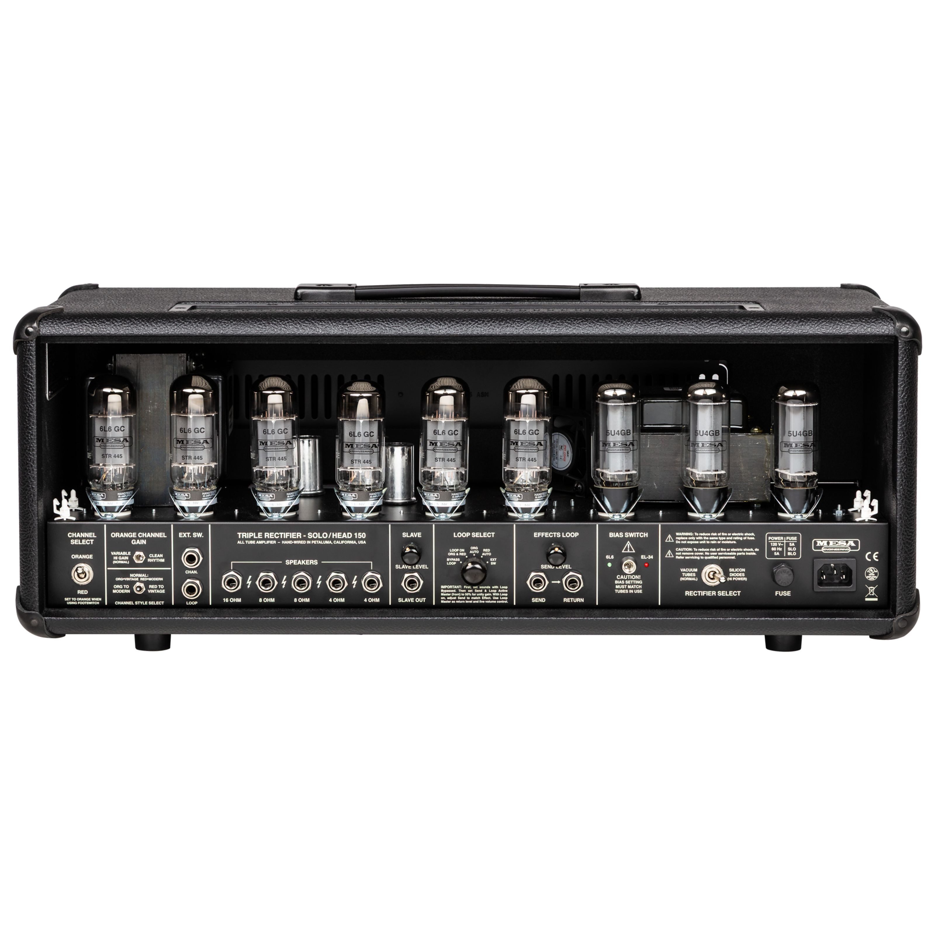 Mesa Boogie Verstärker (Triple Rectifier 90s 2-Channel Blackout - Röhren Topteil für)