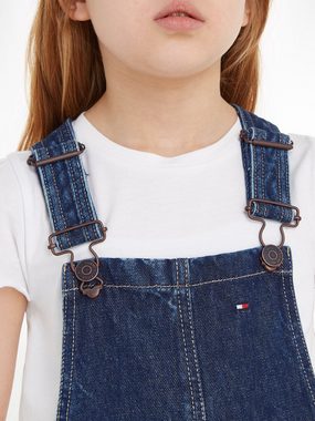 Tommy Hilfiger Latzkleid DENIM DUNGAREE DRESS mit offenem Saum