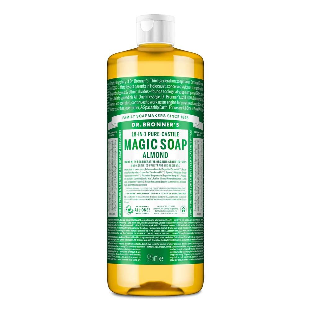 Dr. Bronners Flüssigseife Mandel - Magic Soap 945ml 2er Pack