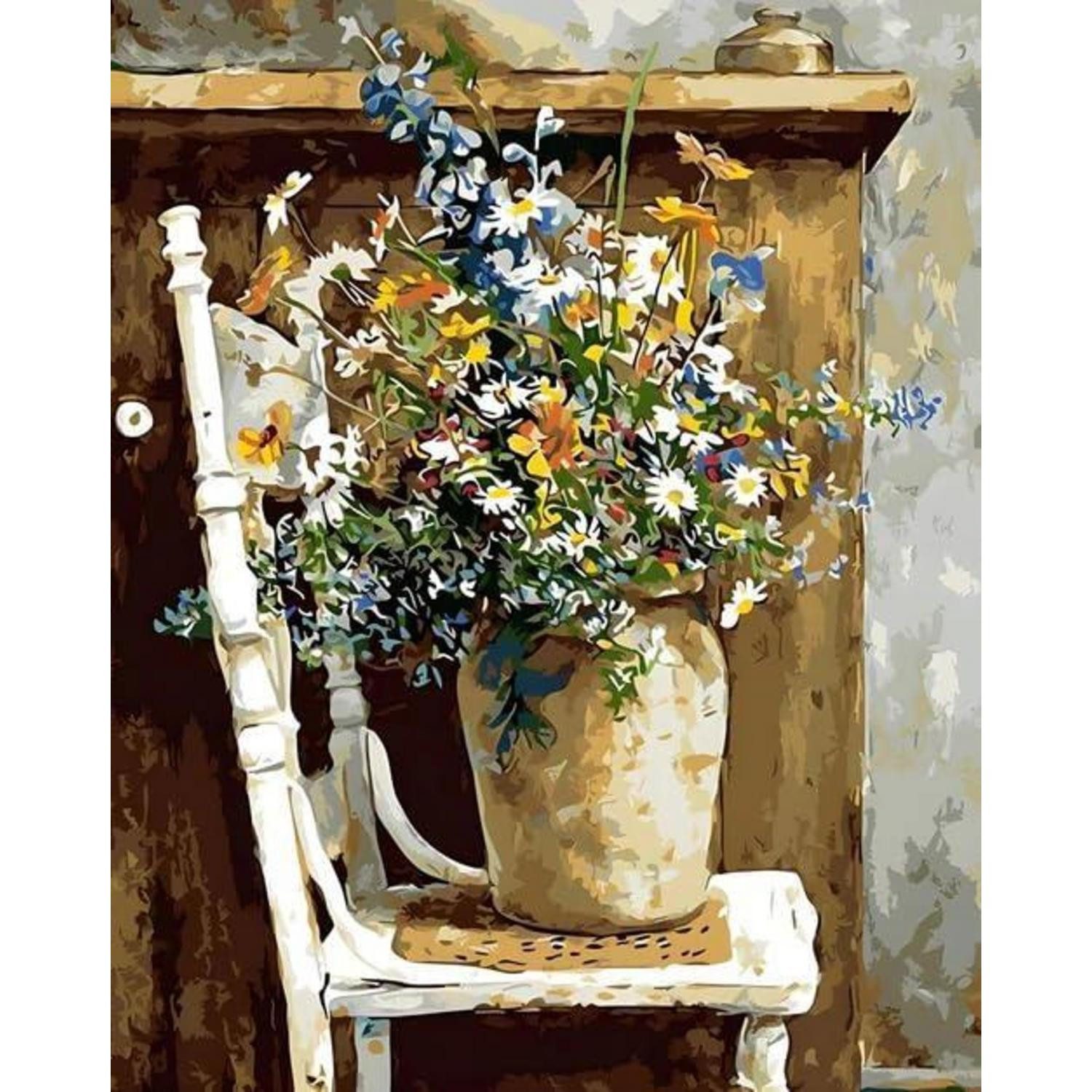 LuxusKollektion Malen nach Zahlen Malen nach Zahlen Gänseblümchen 40x50cm (1-St)