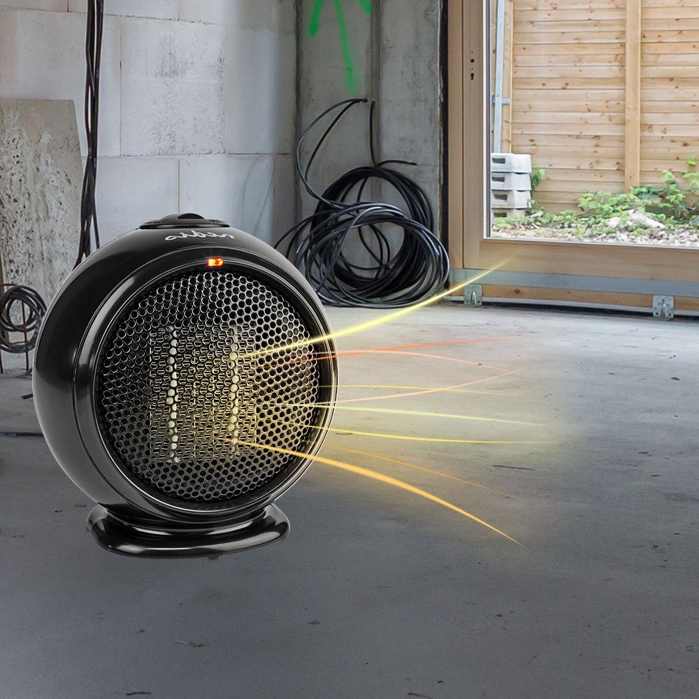 Nedis Heizlüfter, Keramik Heizlüfter 500 W Verstellbares Thermostat Kippschutz
