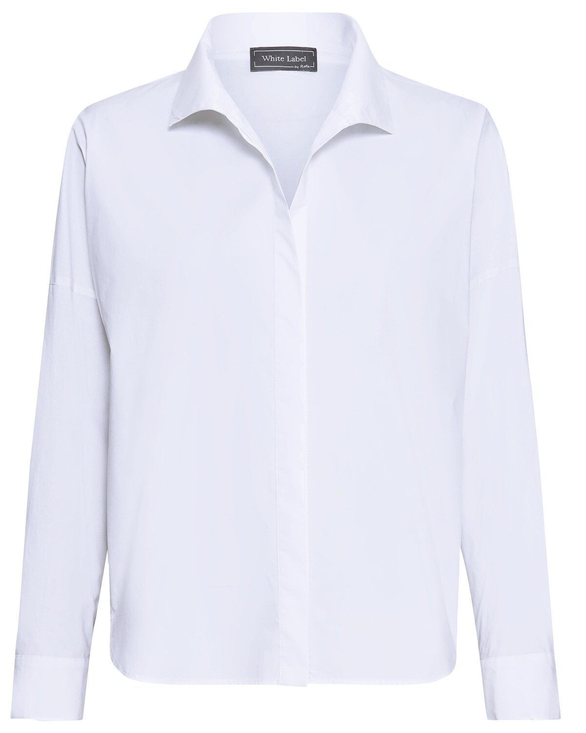 White Label Hemdbluse Stehkragenbluse